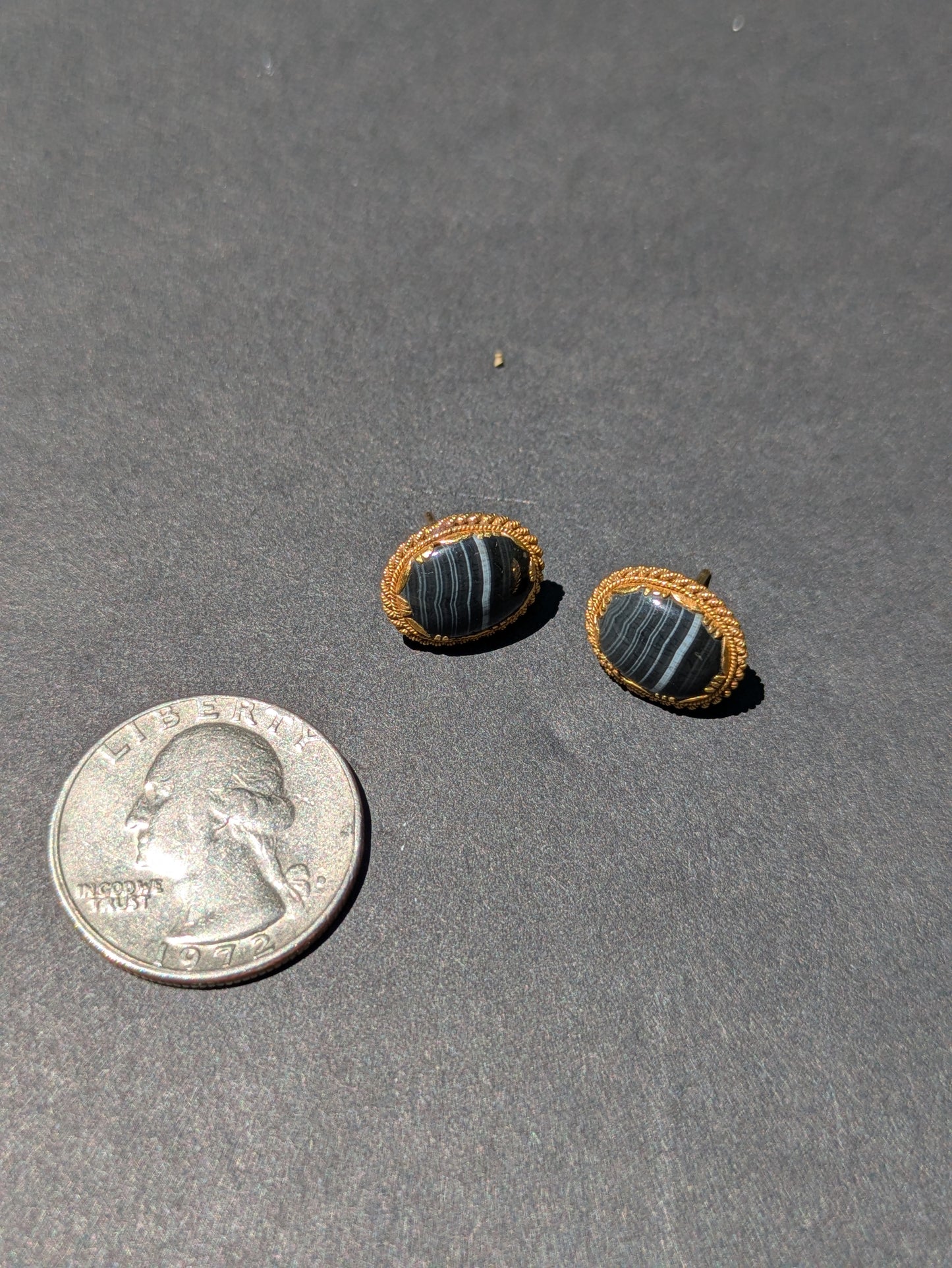 Banded Agate Earrings