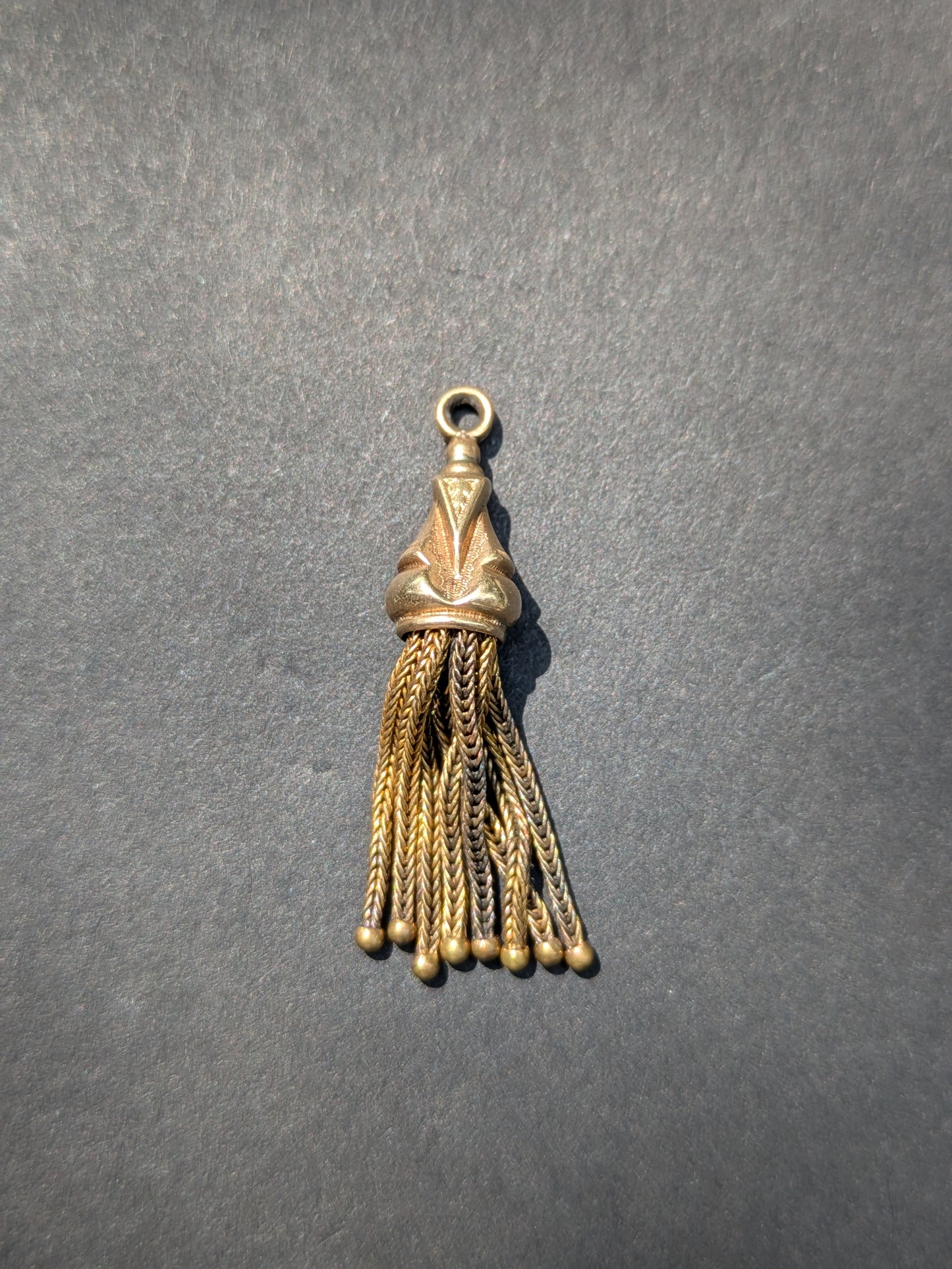 14kt Tassle Charm