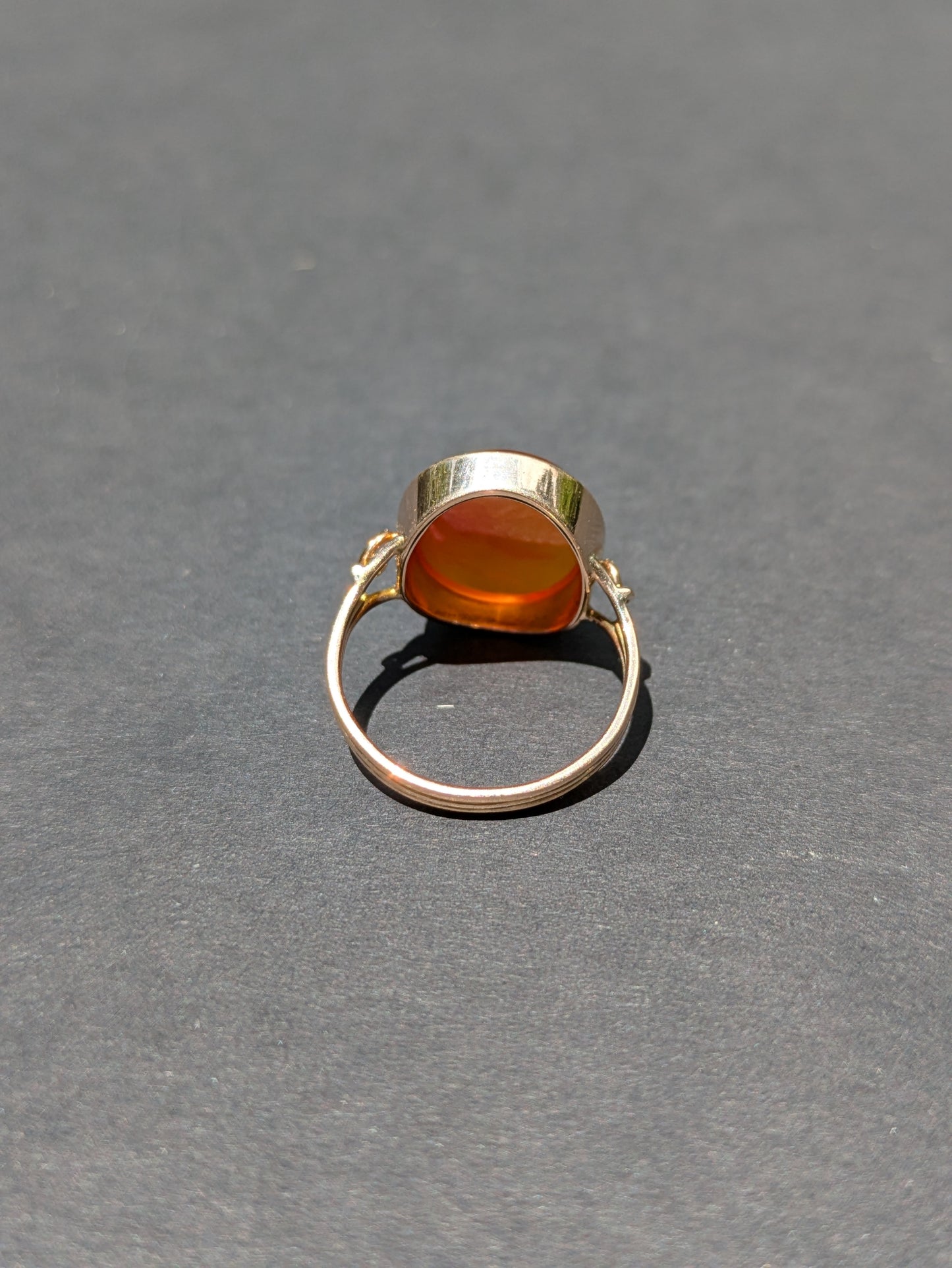 14kt Carved Intaglio Ring