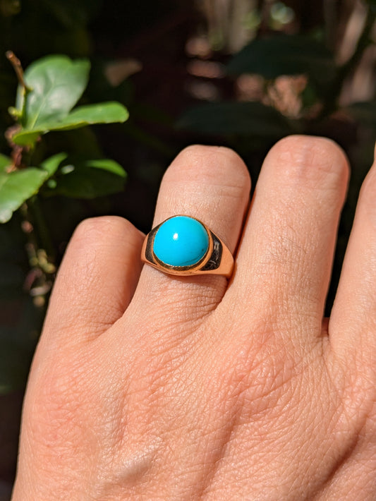 14K Turquoise Ring