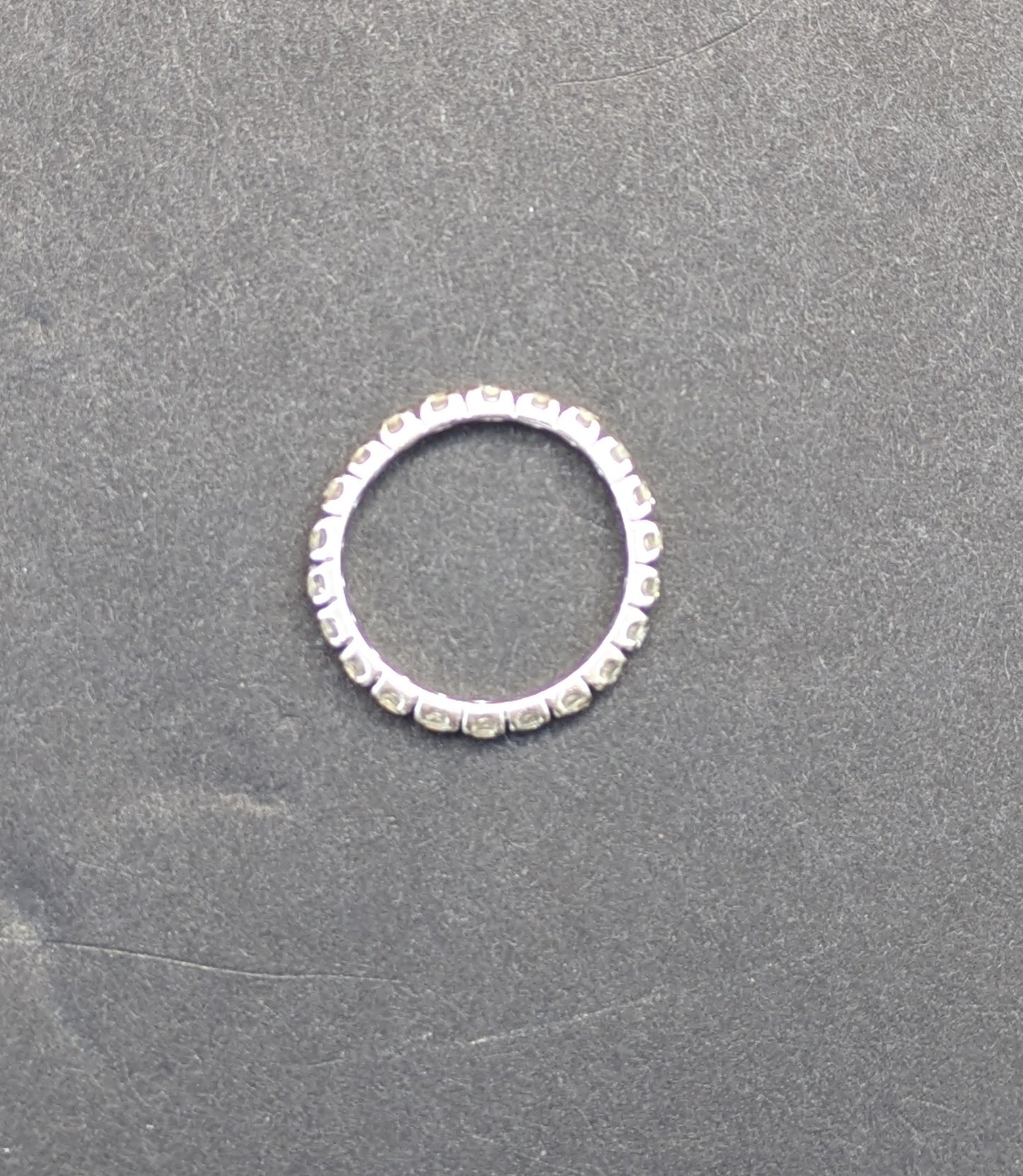 14k White Gold Diamond Eternity Band