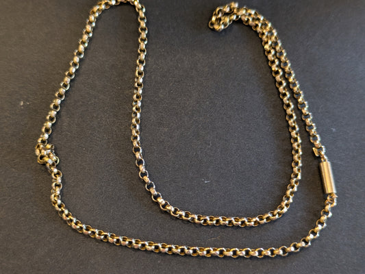 9k Rolo Chain with Original Barrel Clasp