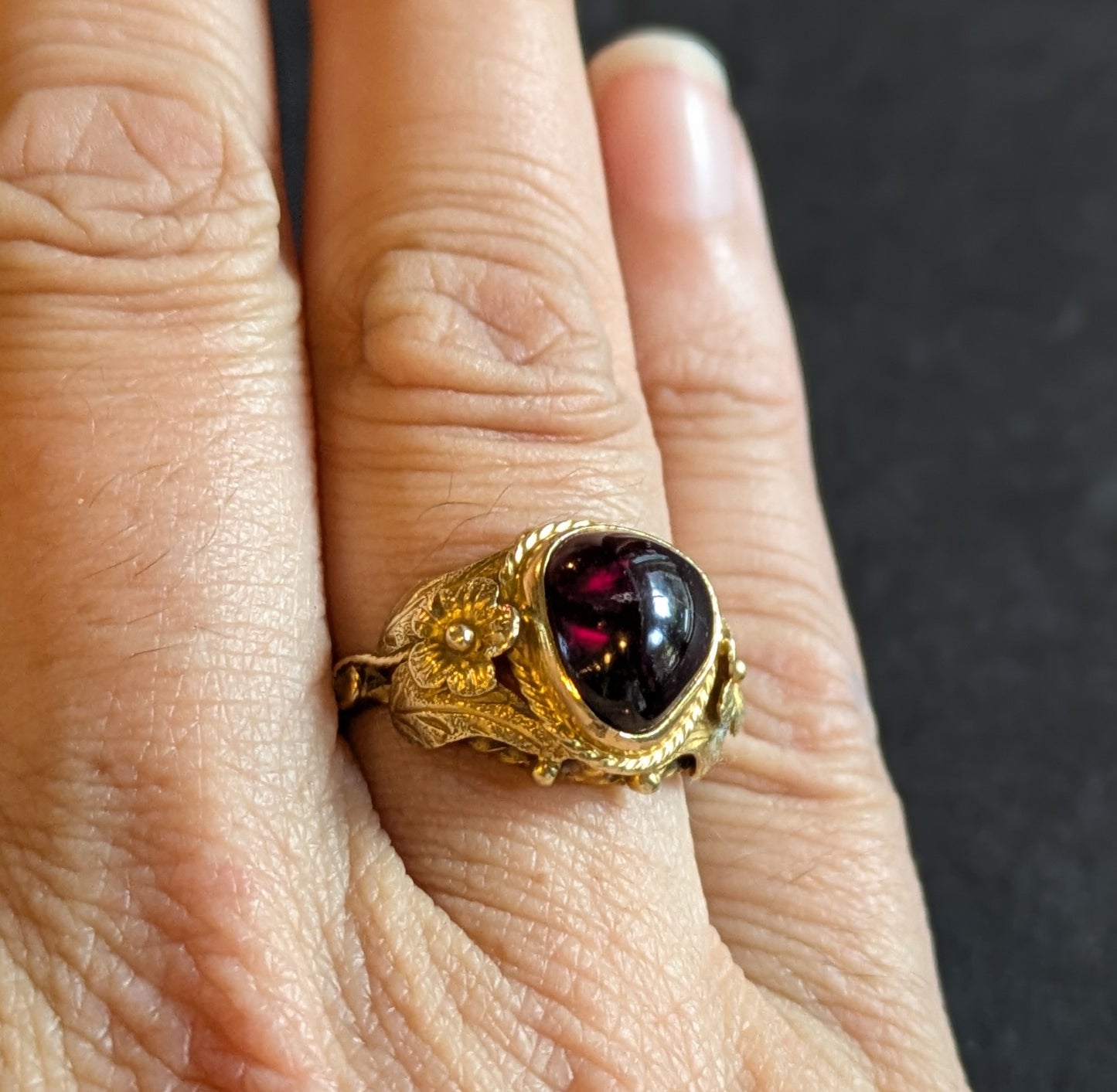 14k Pink Tourmaline Ring