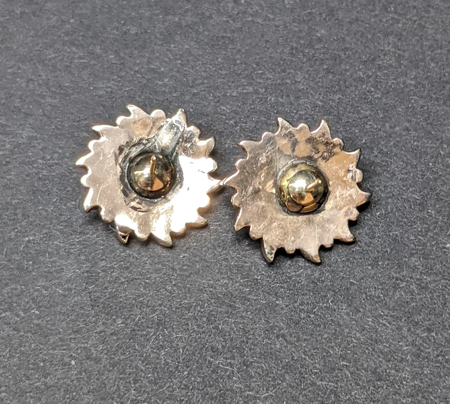 Victorian Mourning earrings with onyx and pearl