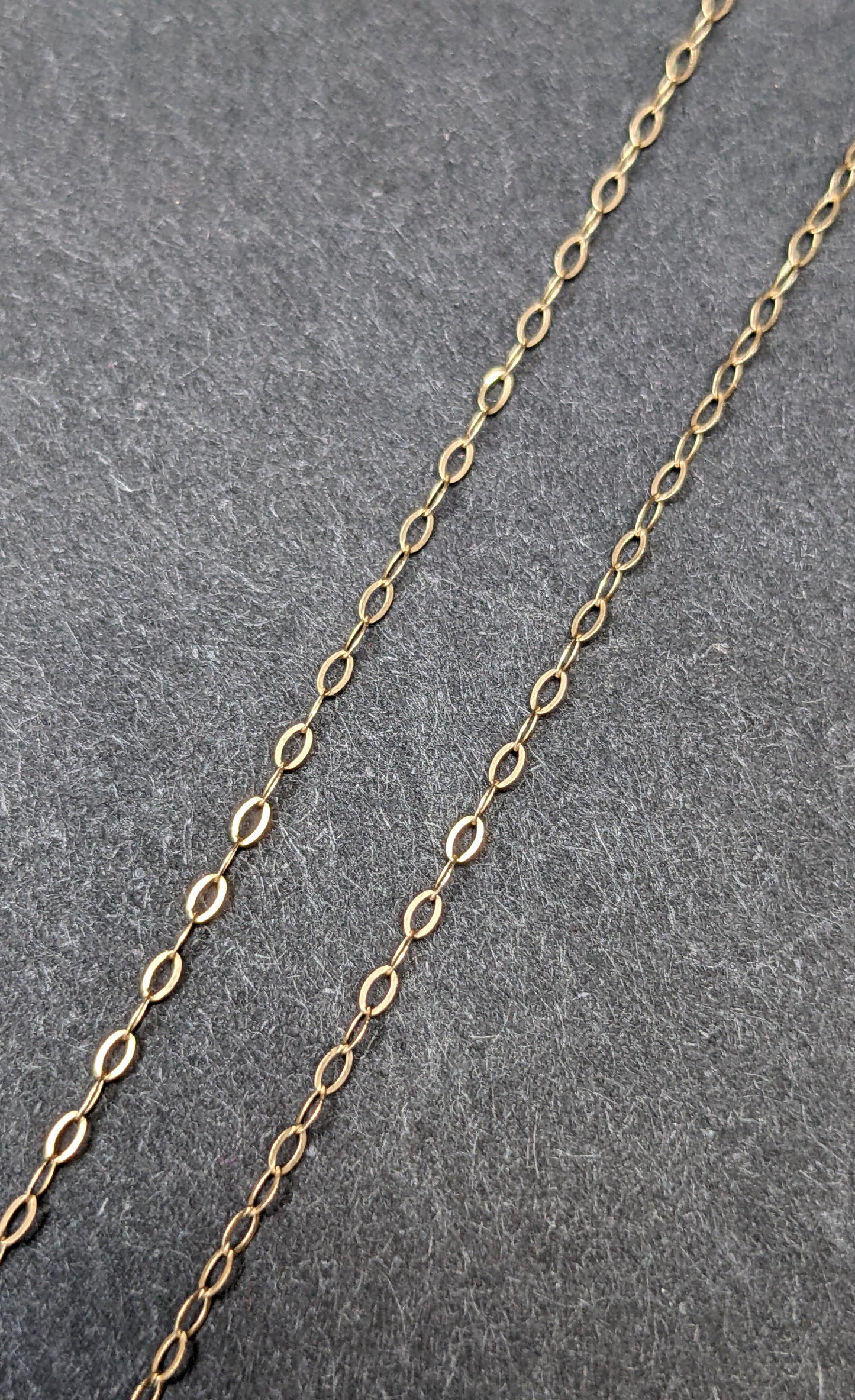 Engraved swallow necklace with sapphires inset