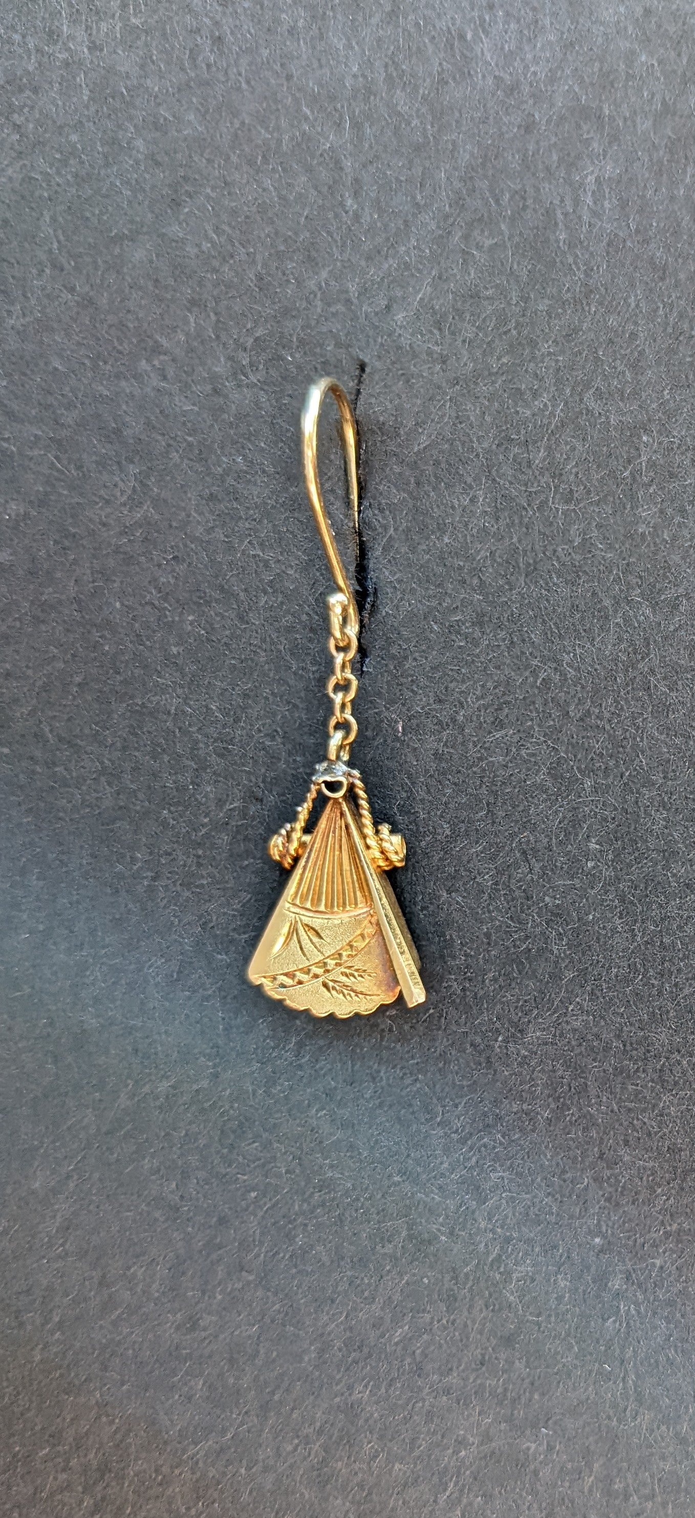 Victorian Aesthetic Era Fan Earrings