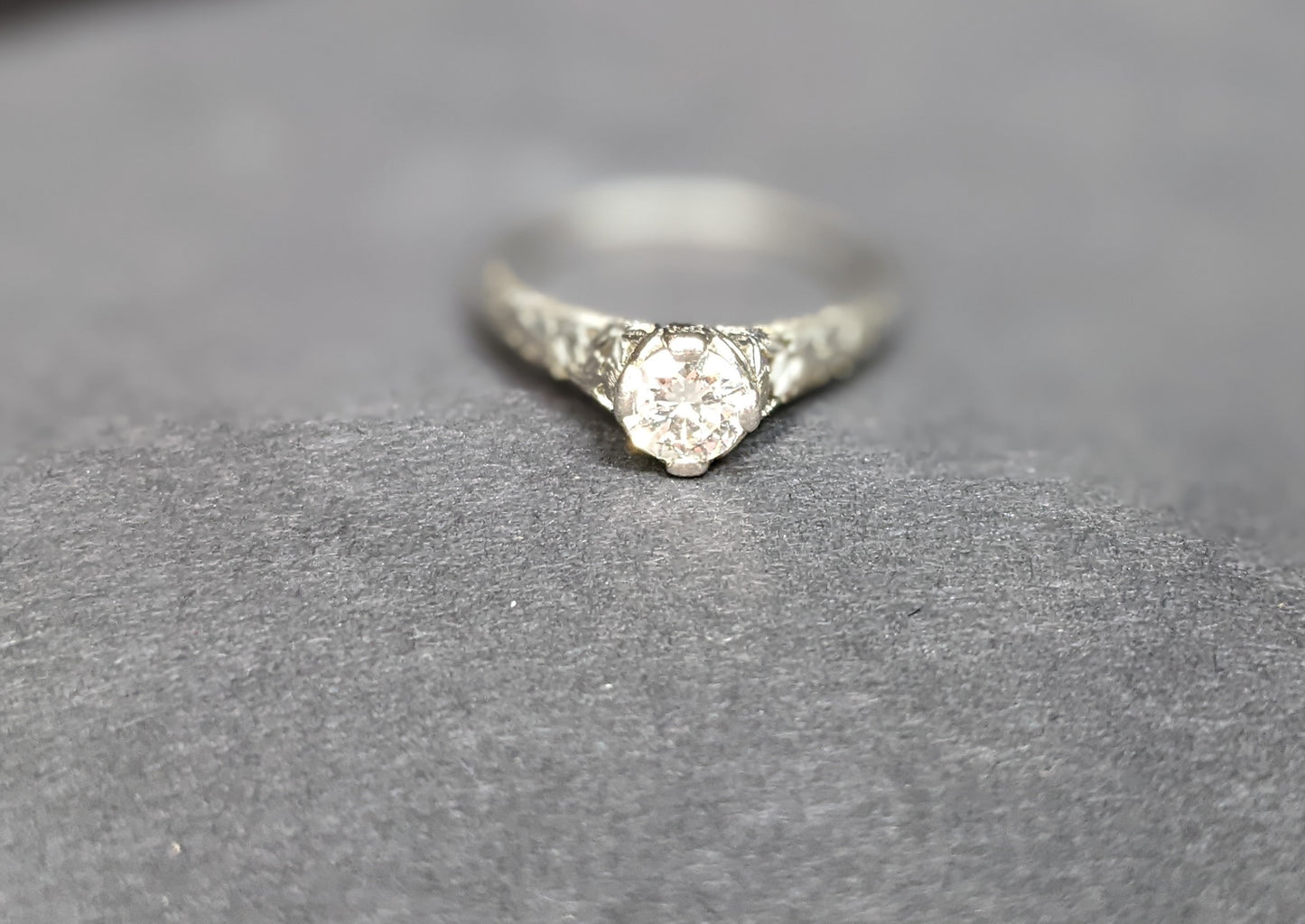 single stone diamond ring