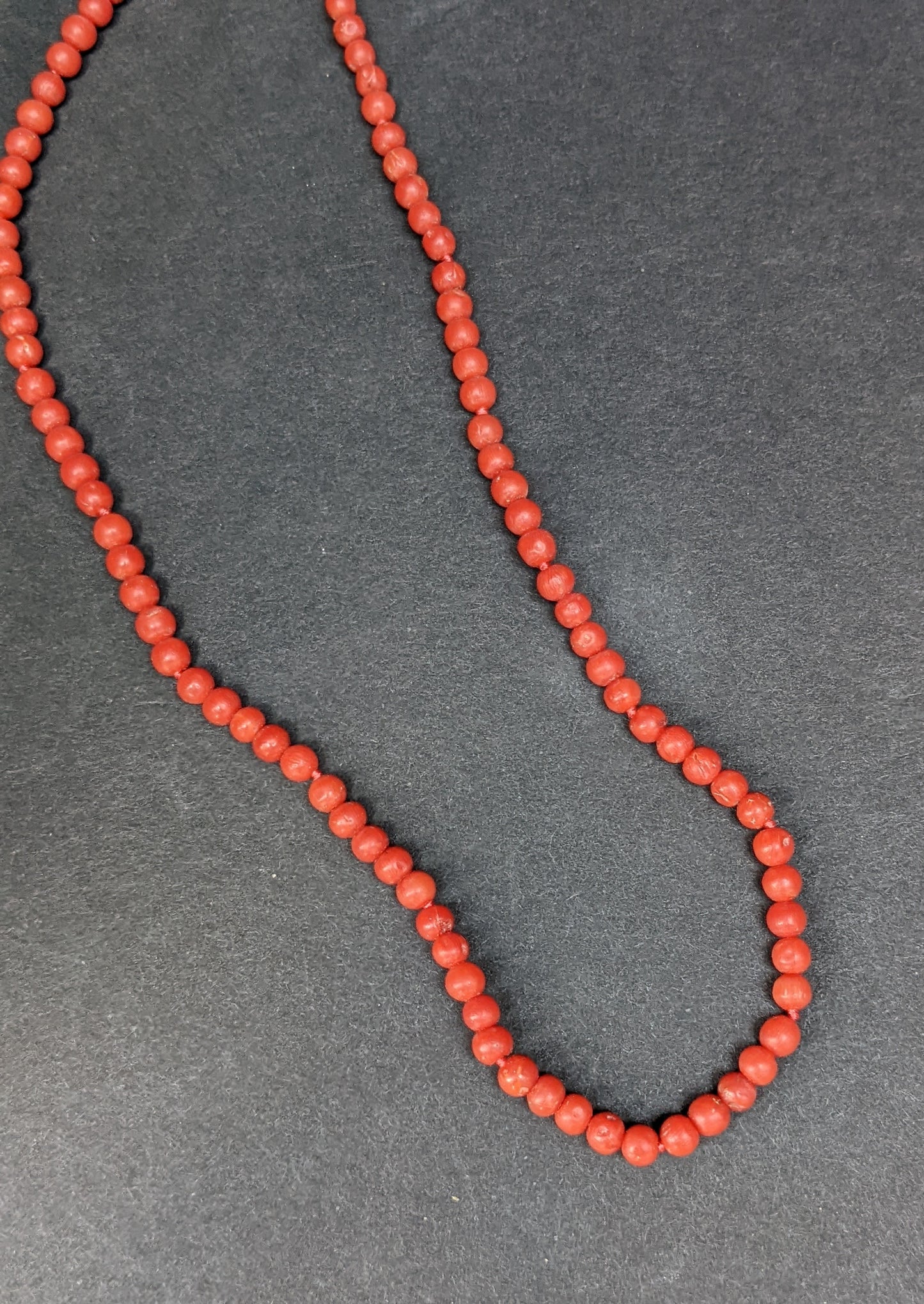 Antique Dutch coral with 14kt clasp