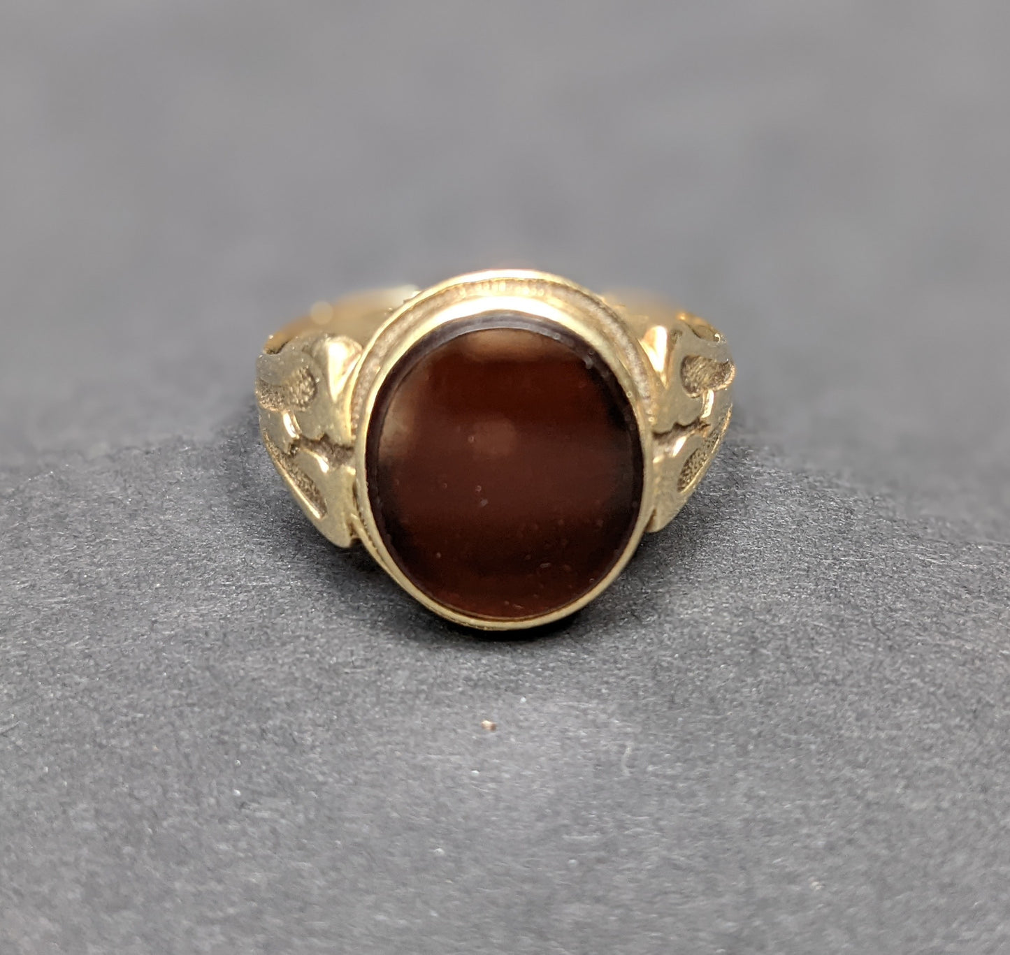 1919 carnelian ring - men's 14k
