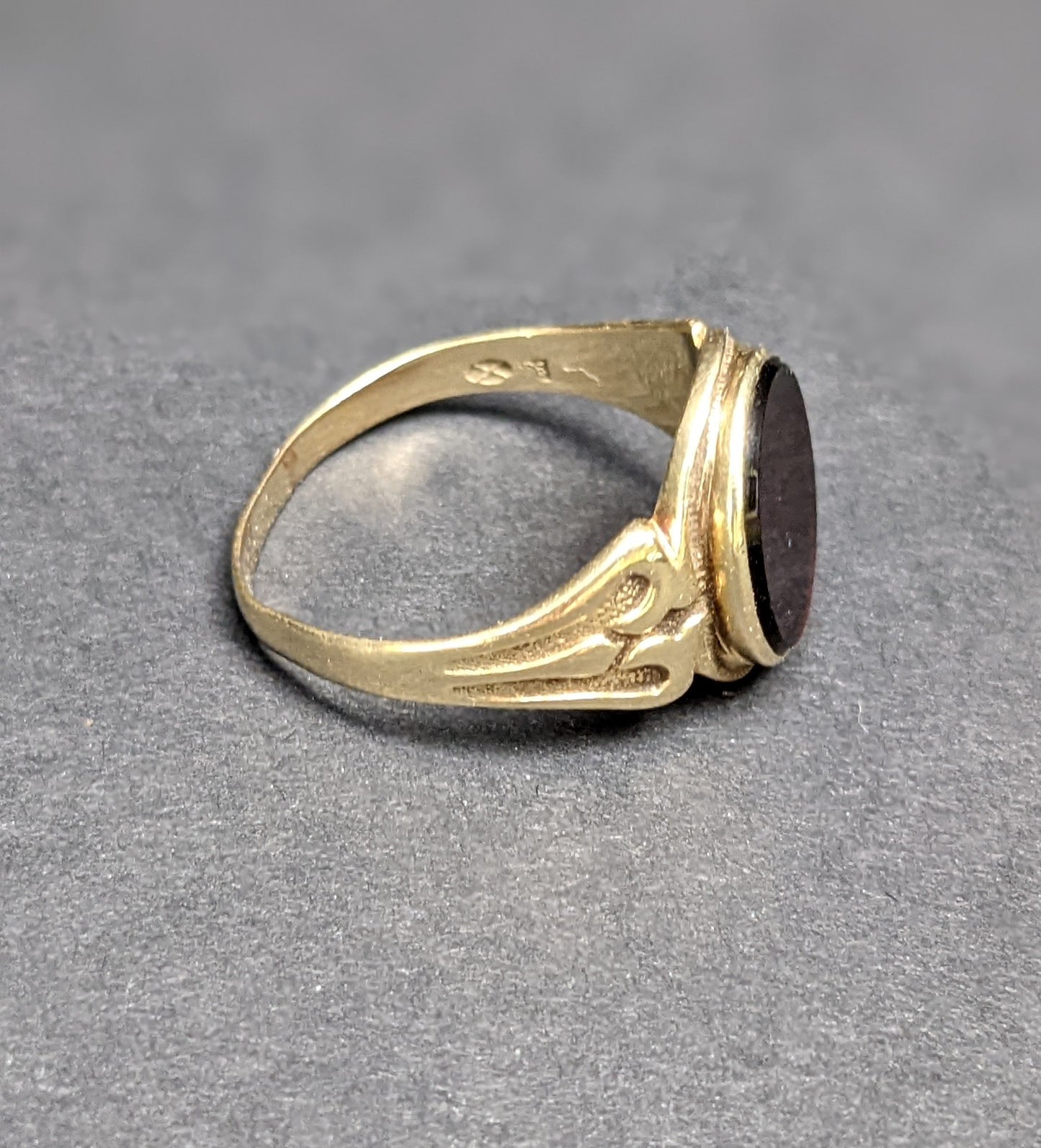 1919 carnelian ring - men's 14k