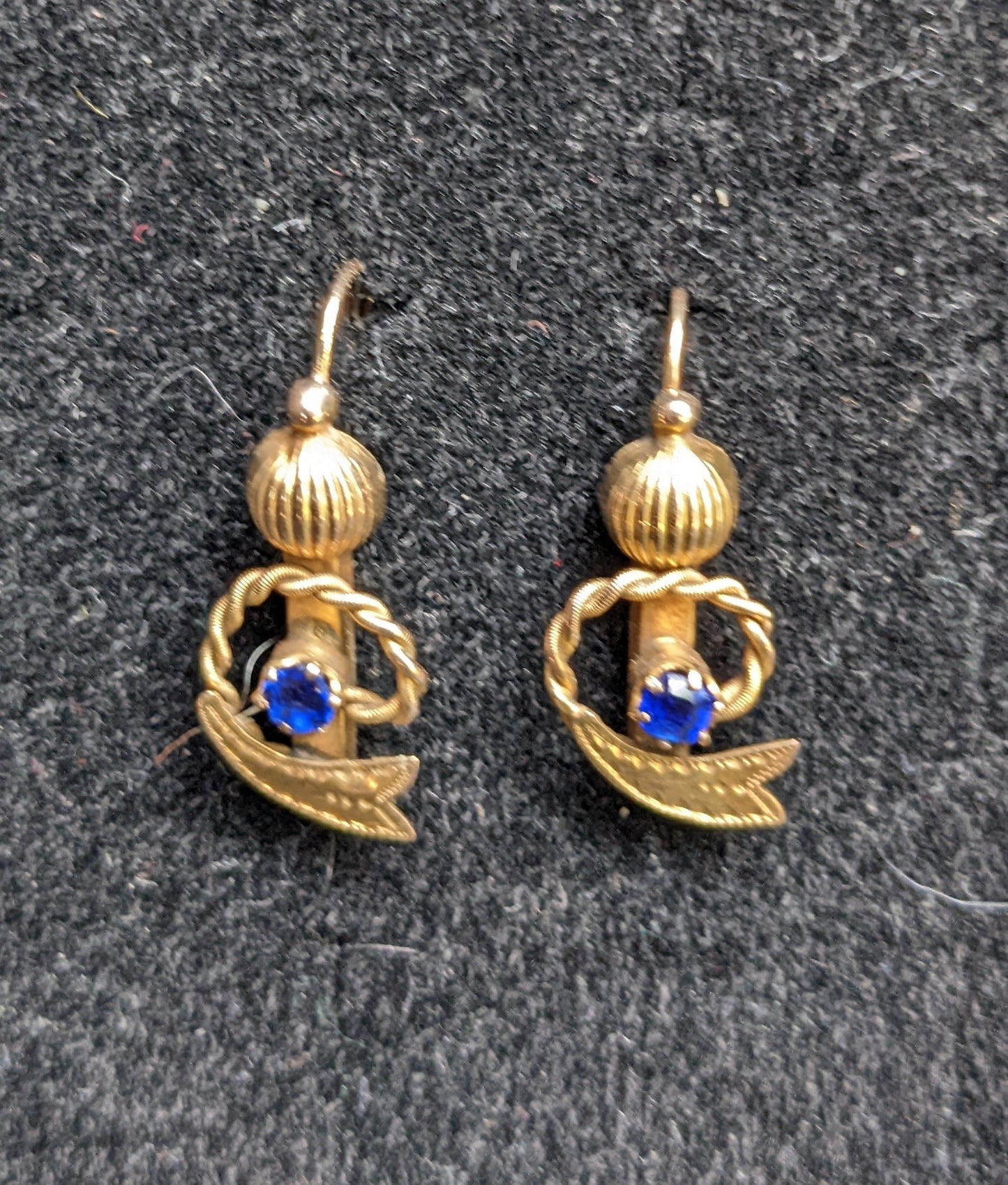 Kyanite conversion earrings