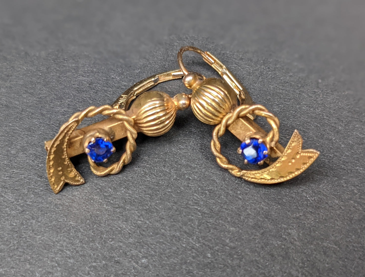 Kyanite conversion earrings