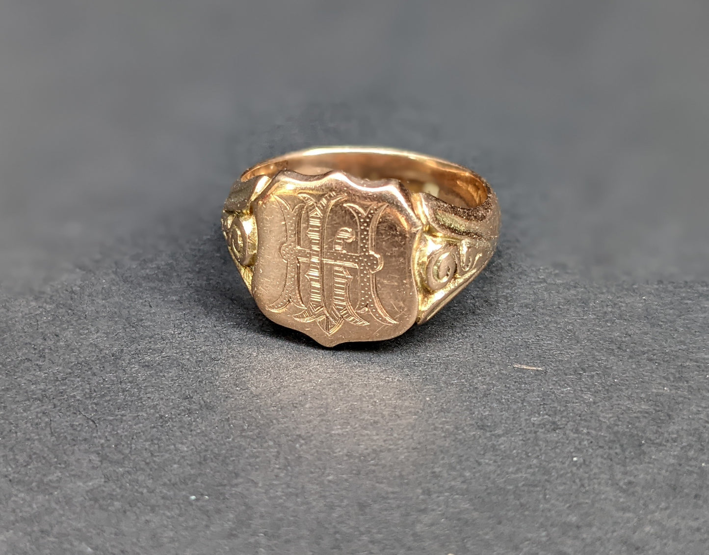 Large heavy signet ring