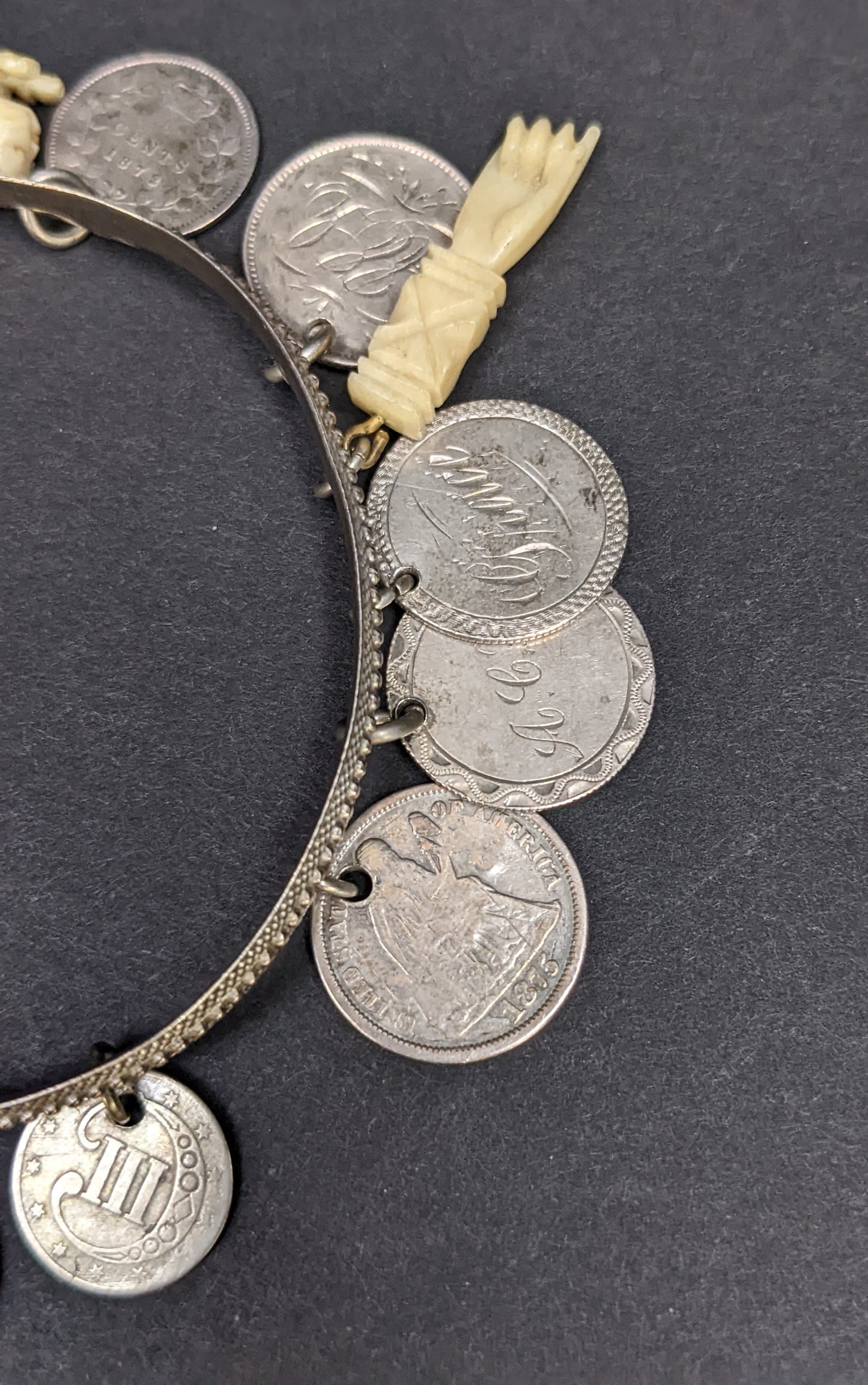 Bangle Bracelet Filled with Love Tokens