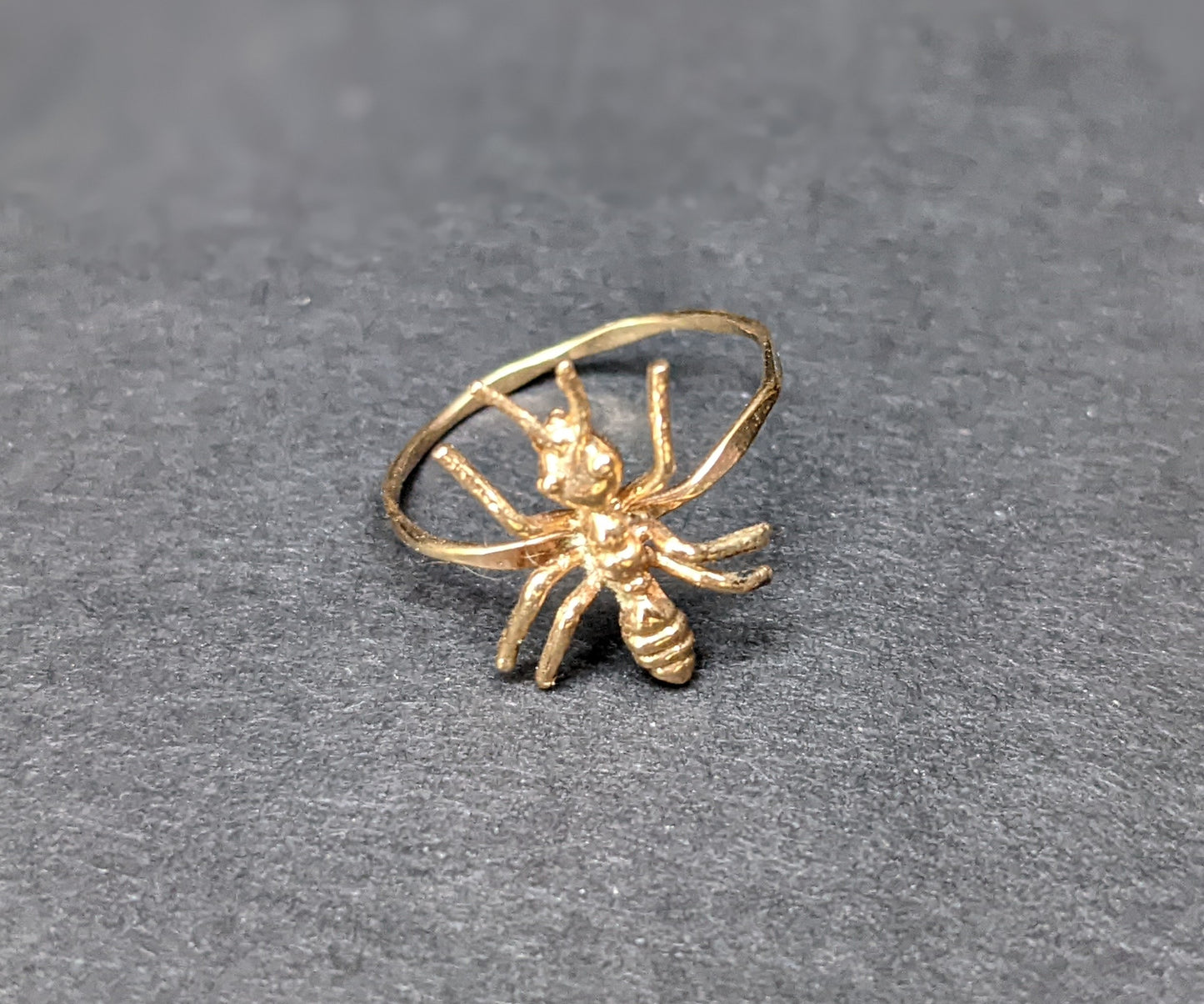 Gold Spider Ring