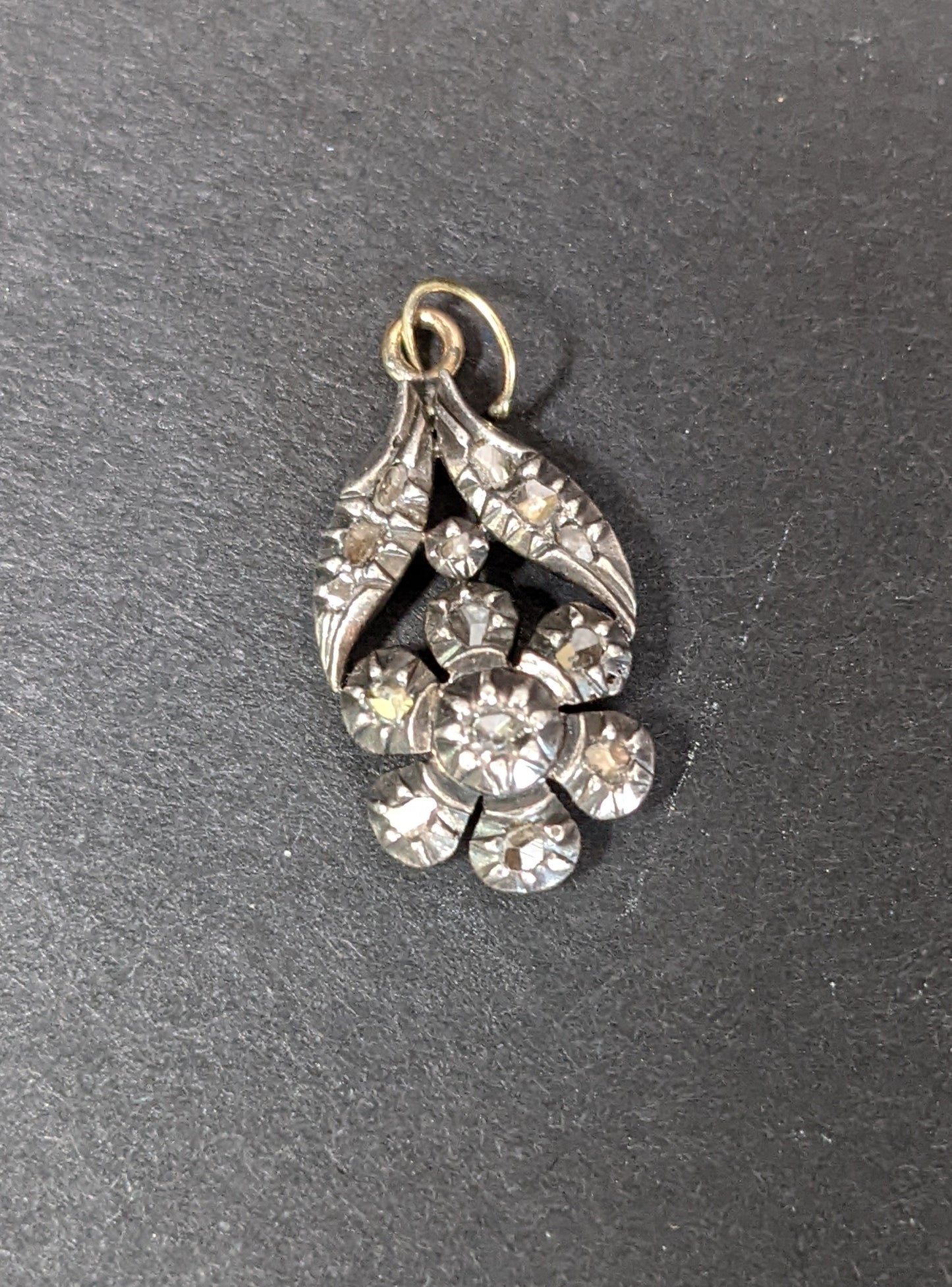 Diamond Flower Pendant, early 1800s