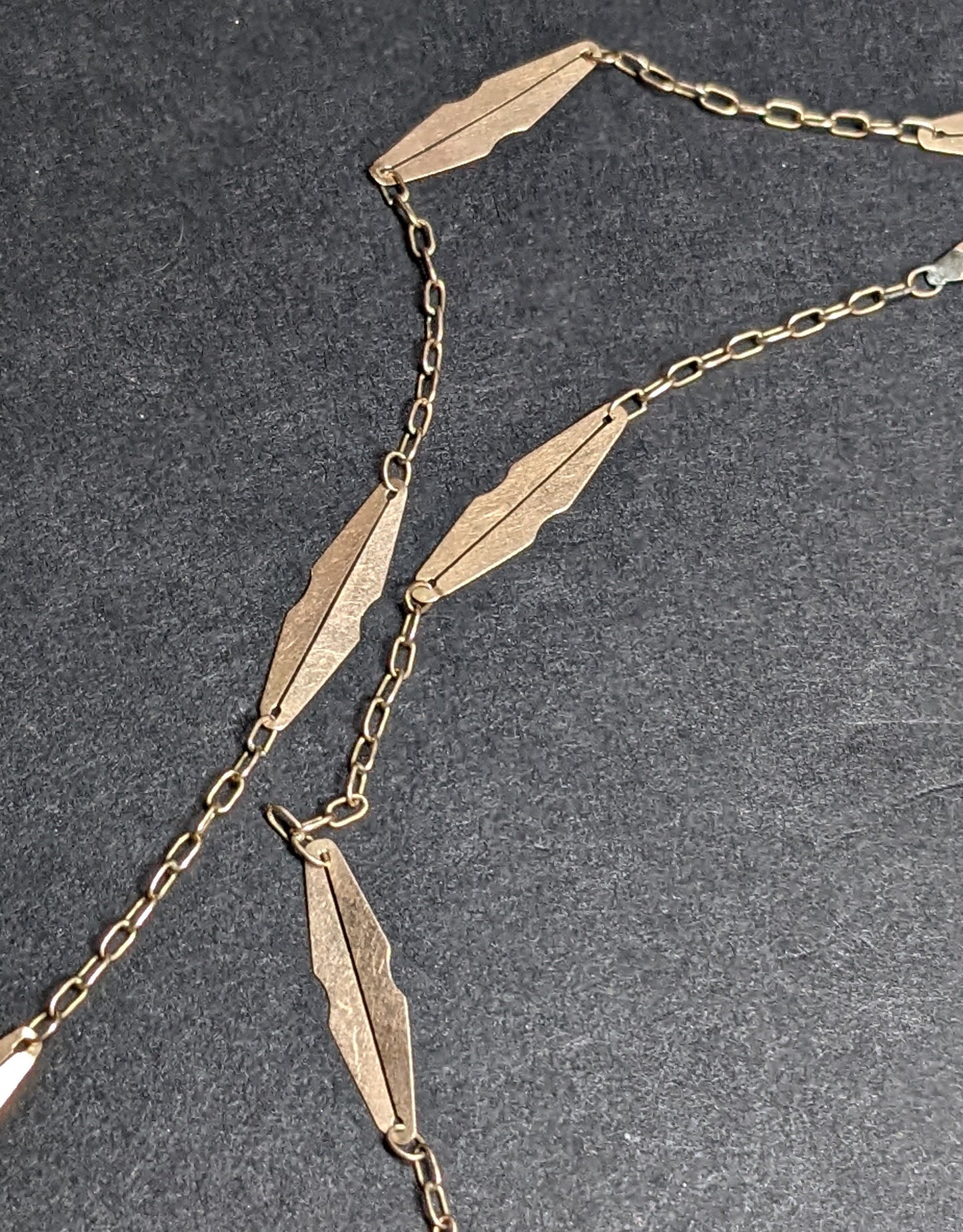 Hand engraved Cross on original handmade chain