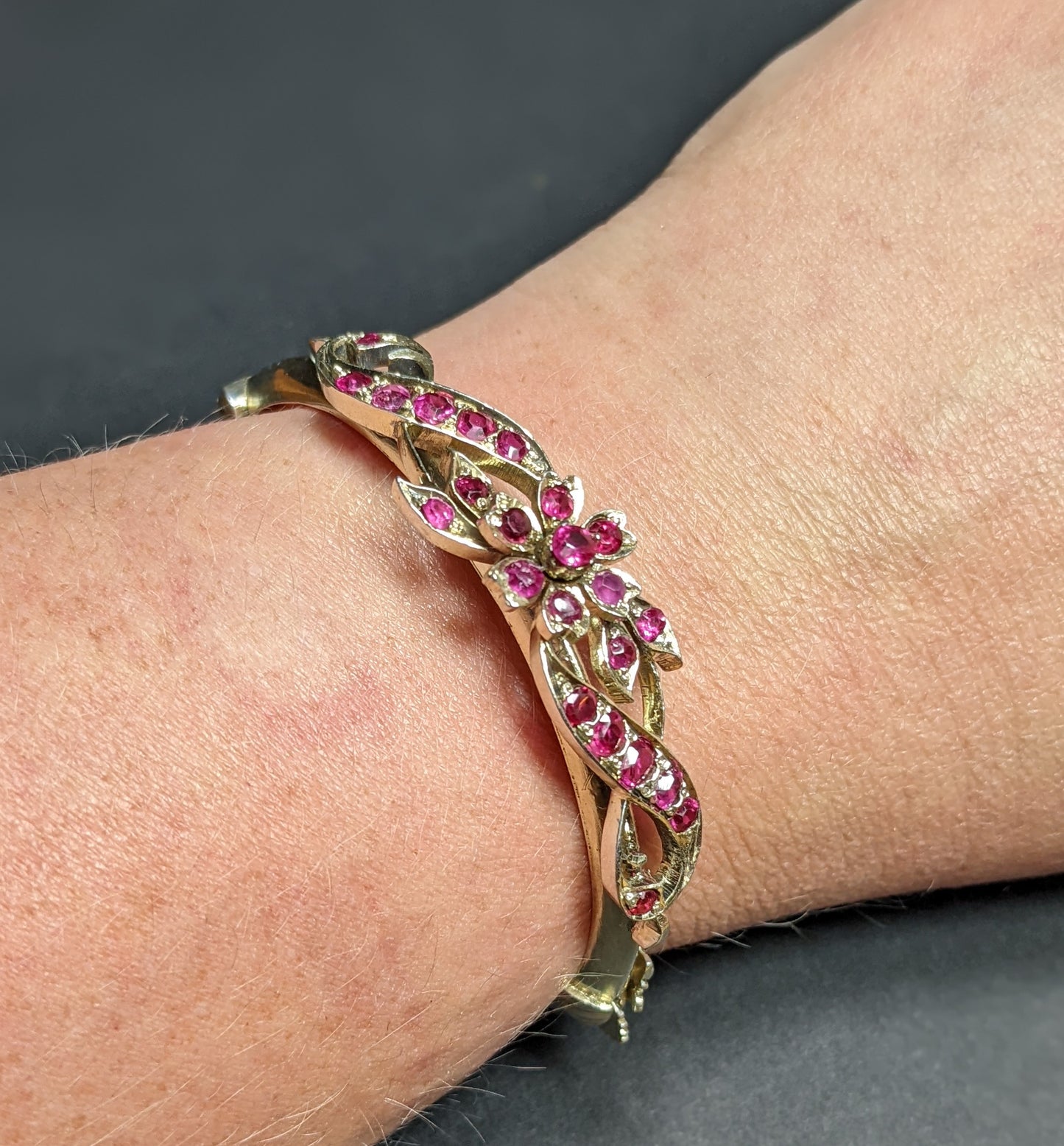 German 8k Ruby bracelet