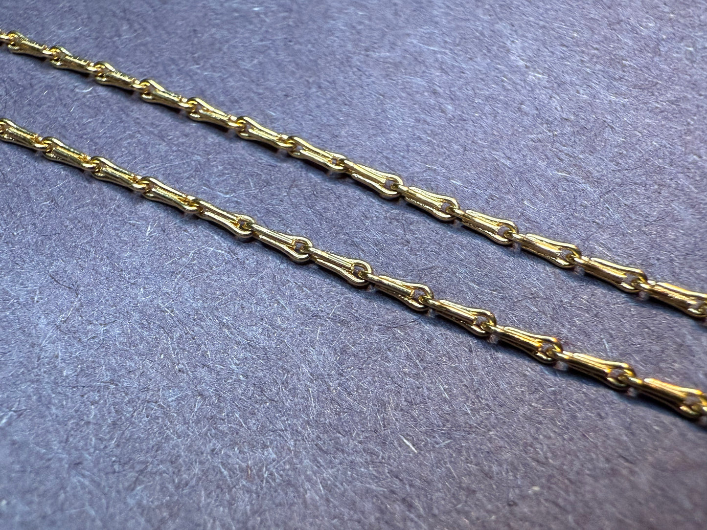 18k Art Deco Yellow Gold Chain