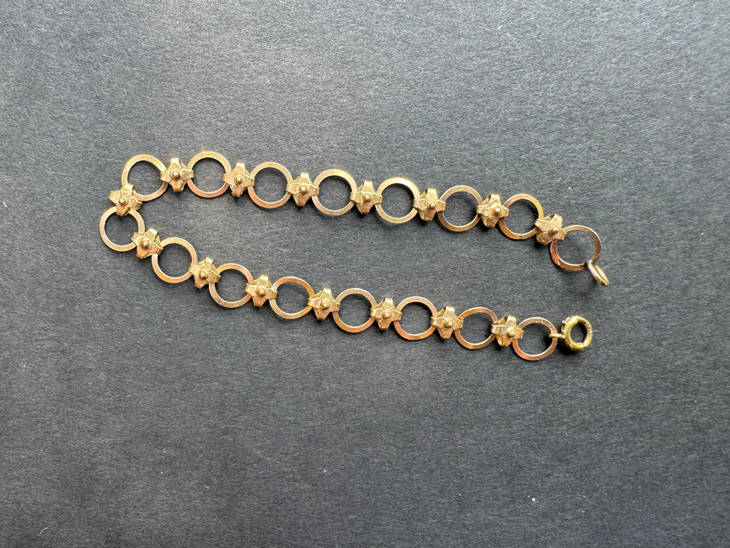 Depression Era 14k Two Tone Bracelet