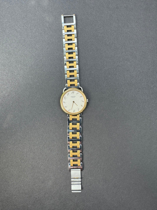 Vintage Hermes Arceau Large Quartz Watch