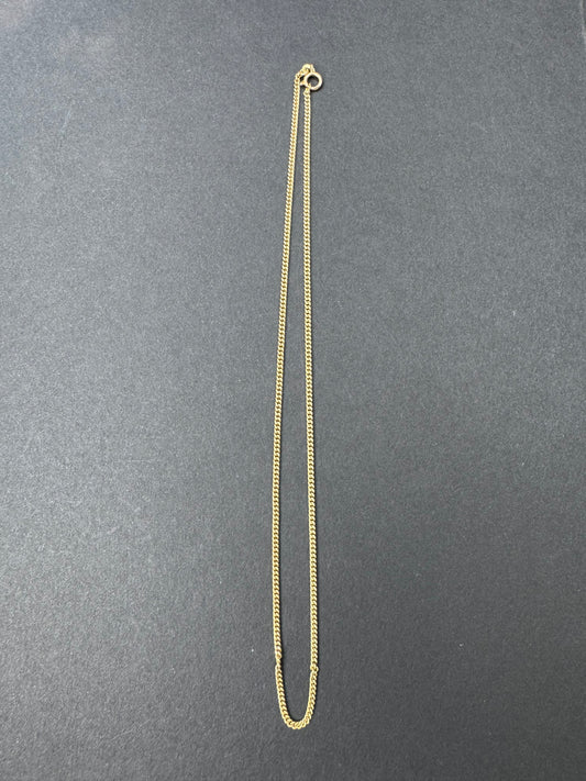 10k Gold Vintage Flat Curb Chain