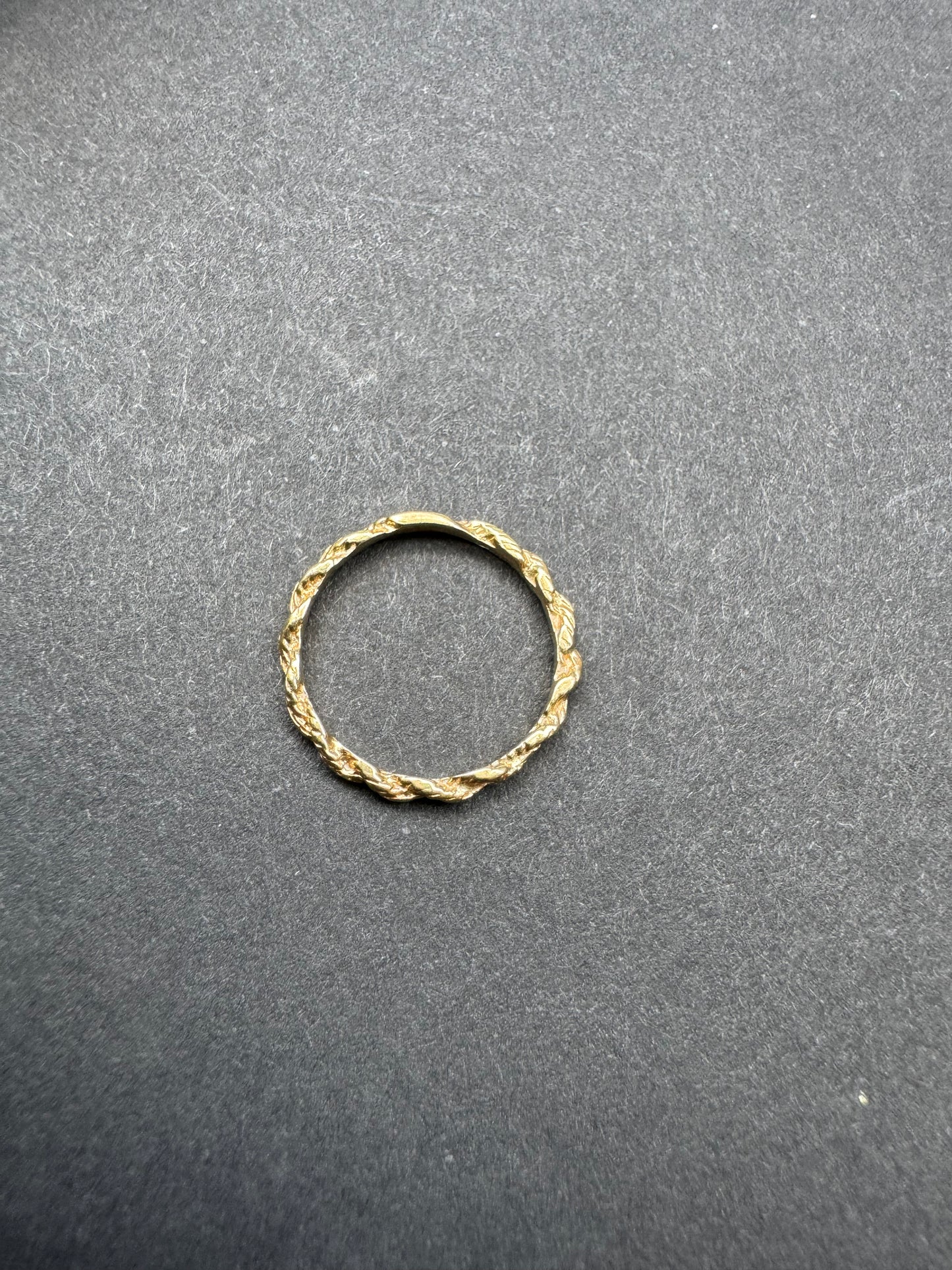 14k Vintage Rope Ring