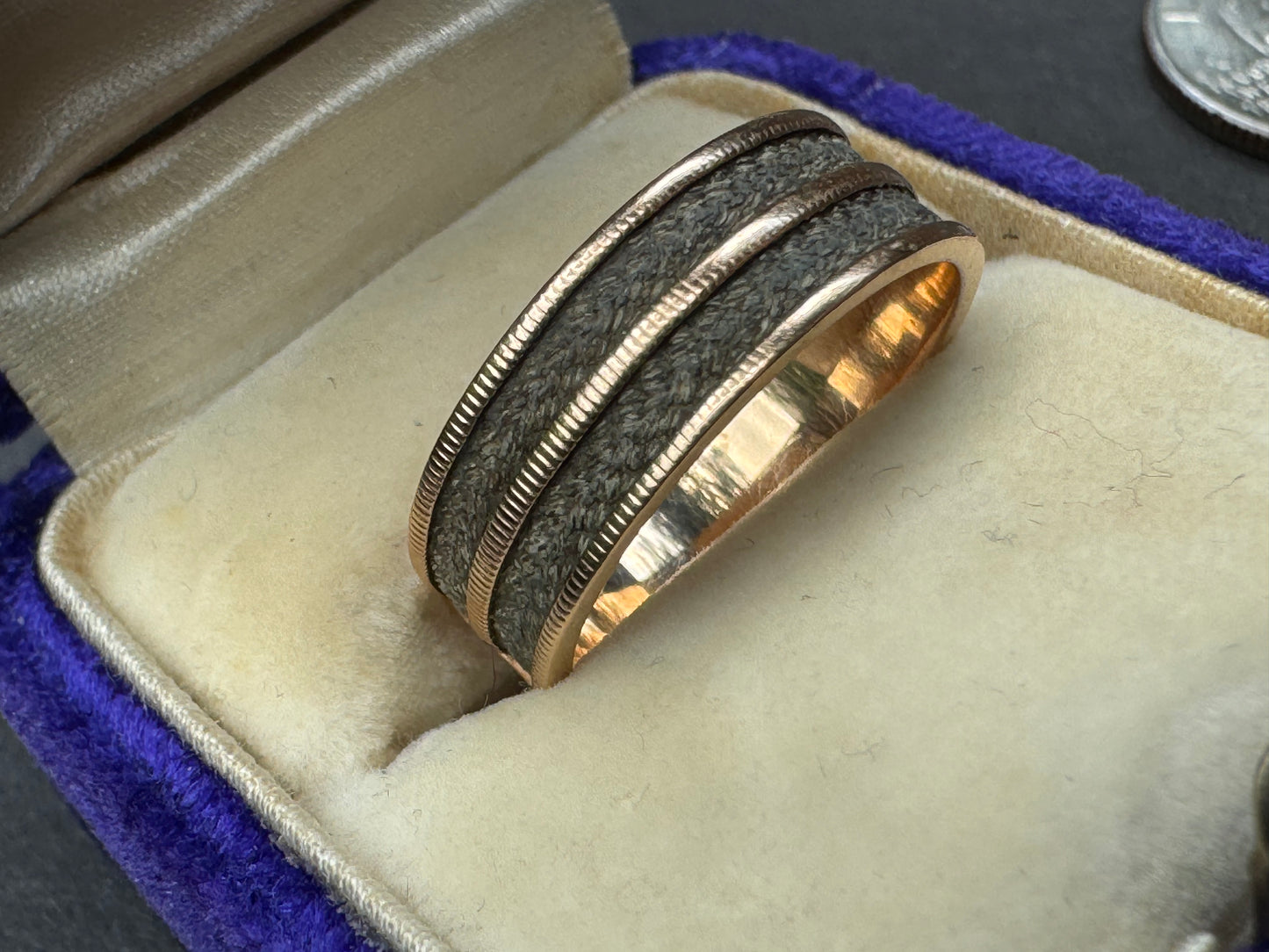 1885 Mourning Band Ring