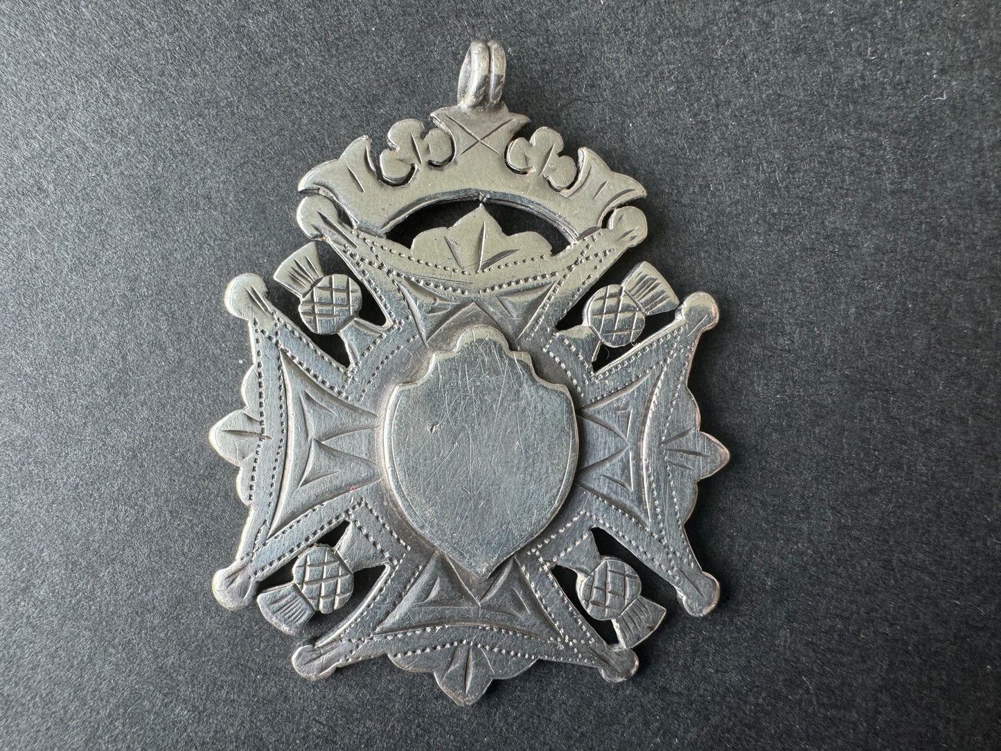 Sterling English Fob