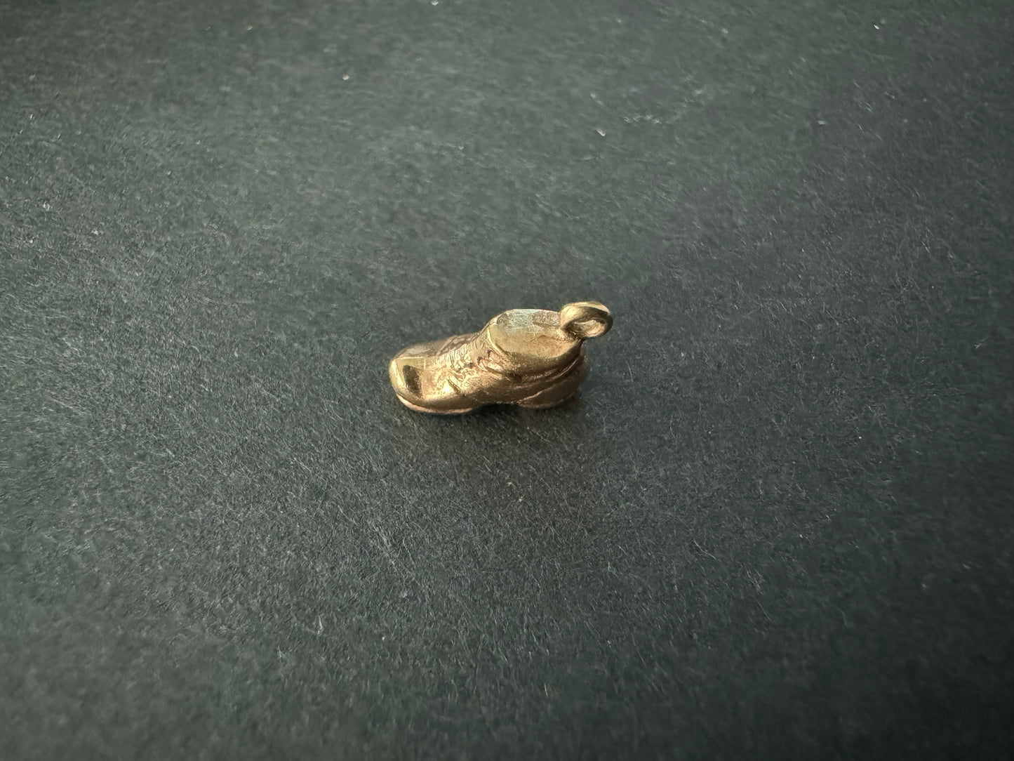 Tiny 9k Gold Shoe Charm