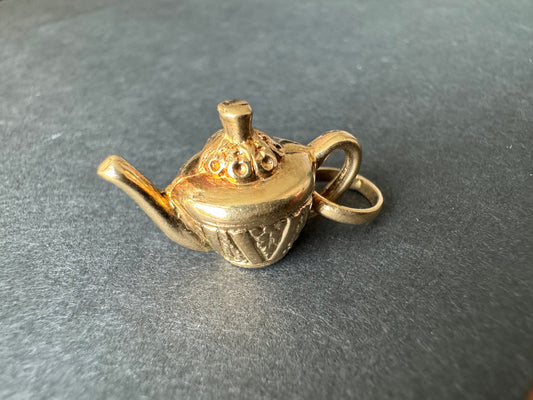 9k Gold Teapot Charm