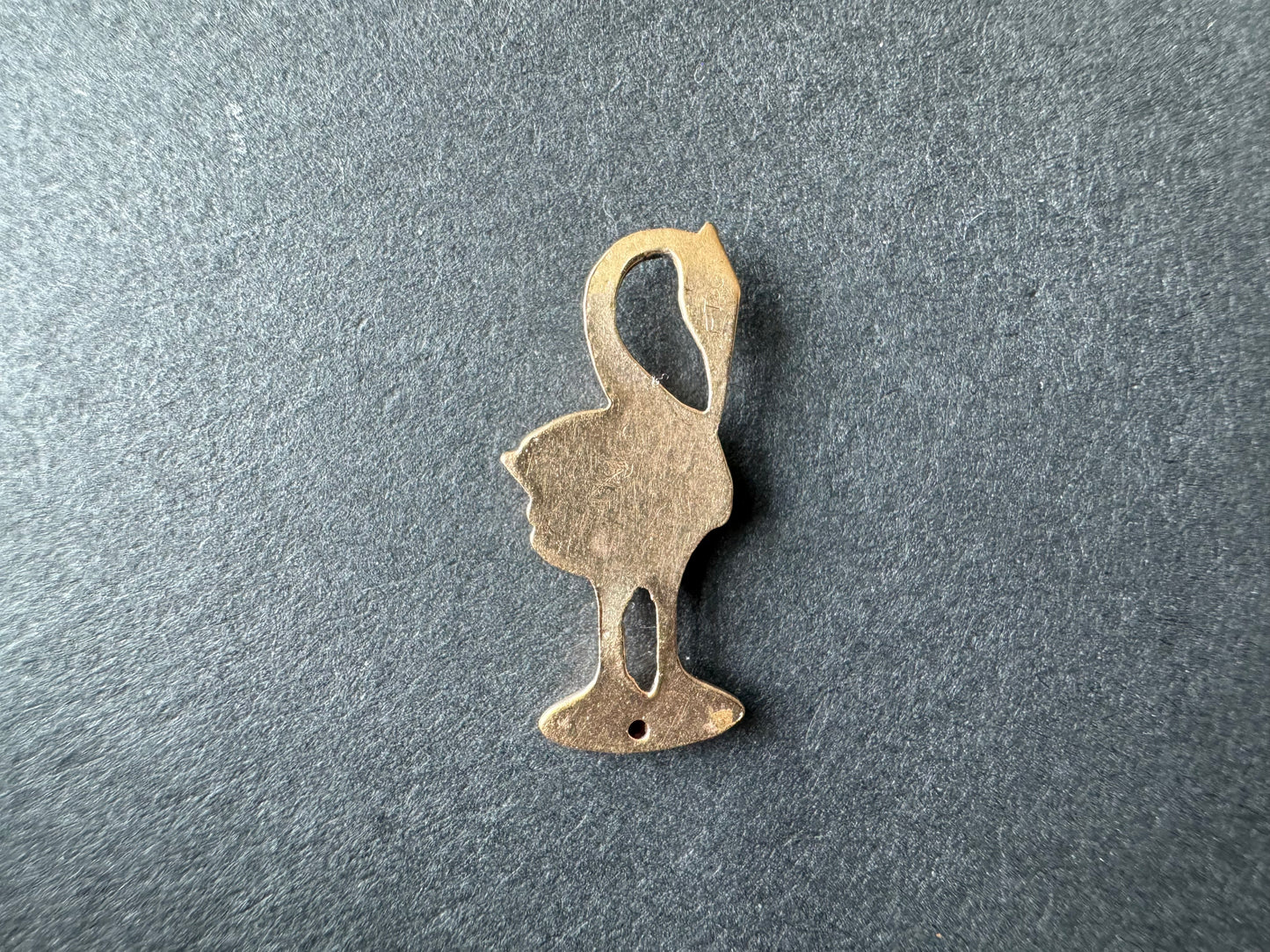 14k Gold Flamingo Charm