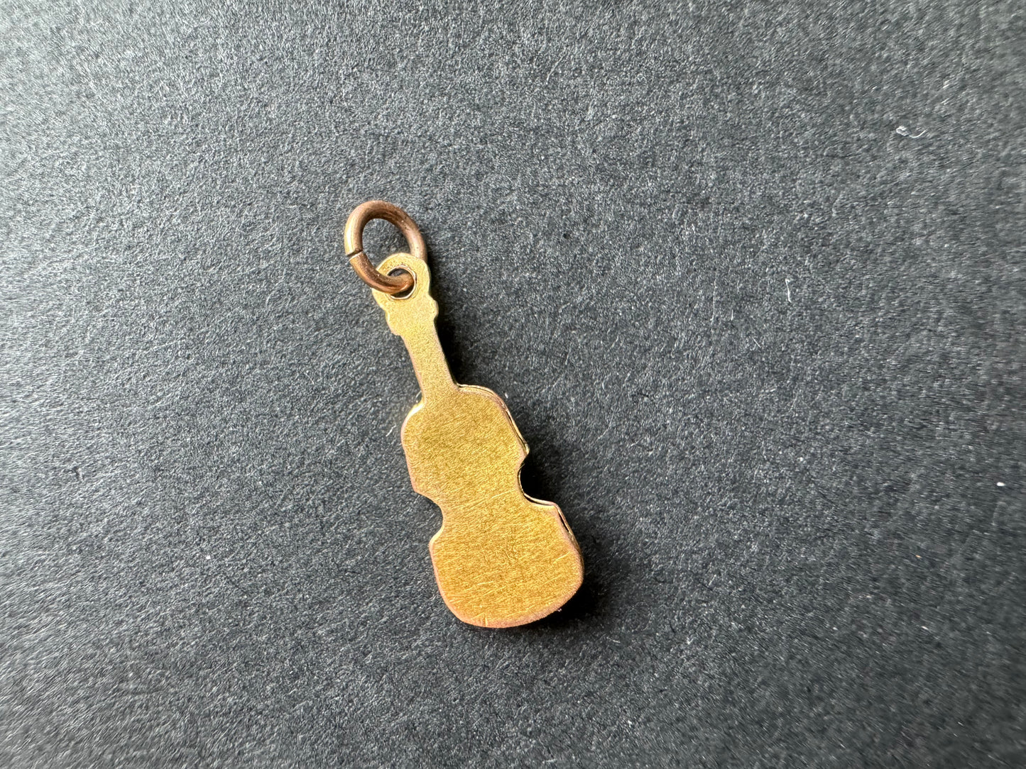 Gold Violin Charm