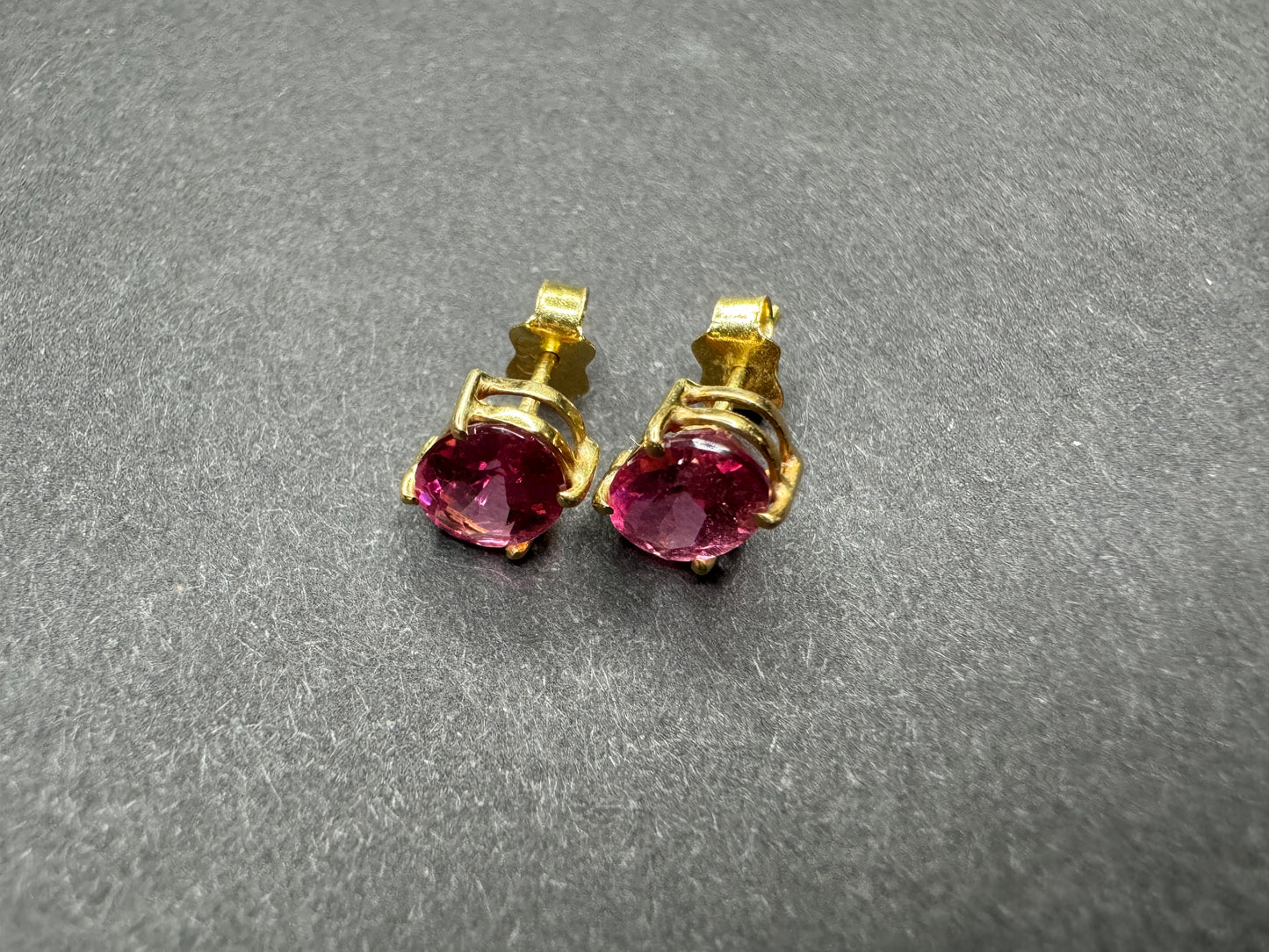 14k Tourmaline Stud Earrings