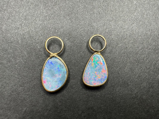 Pair of 14k Opal Dangles