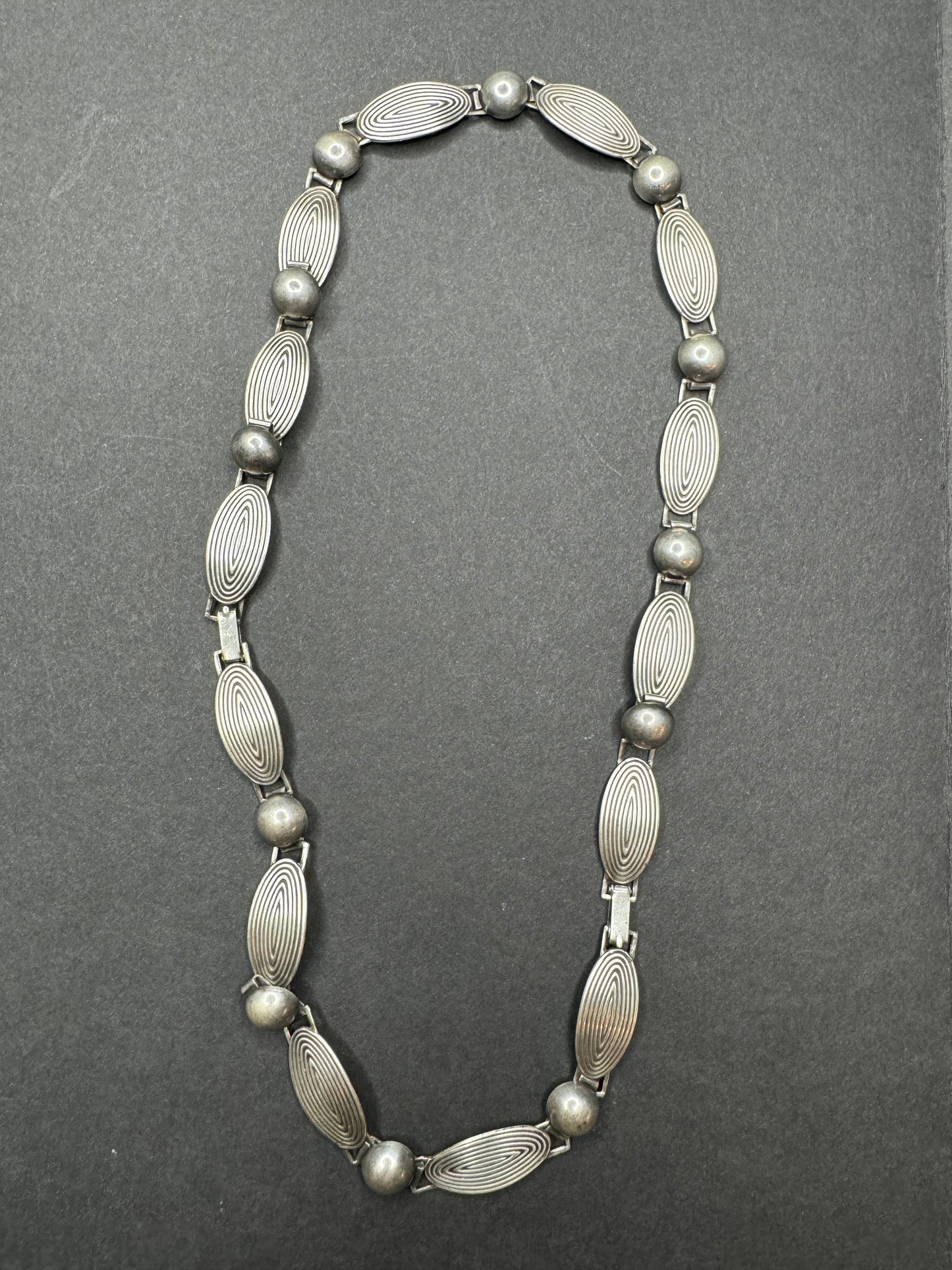 1930s Sterling Choker and Bracelet