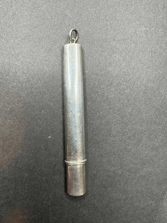 English Sterling Pencil Case Pendant