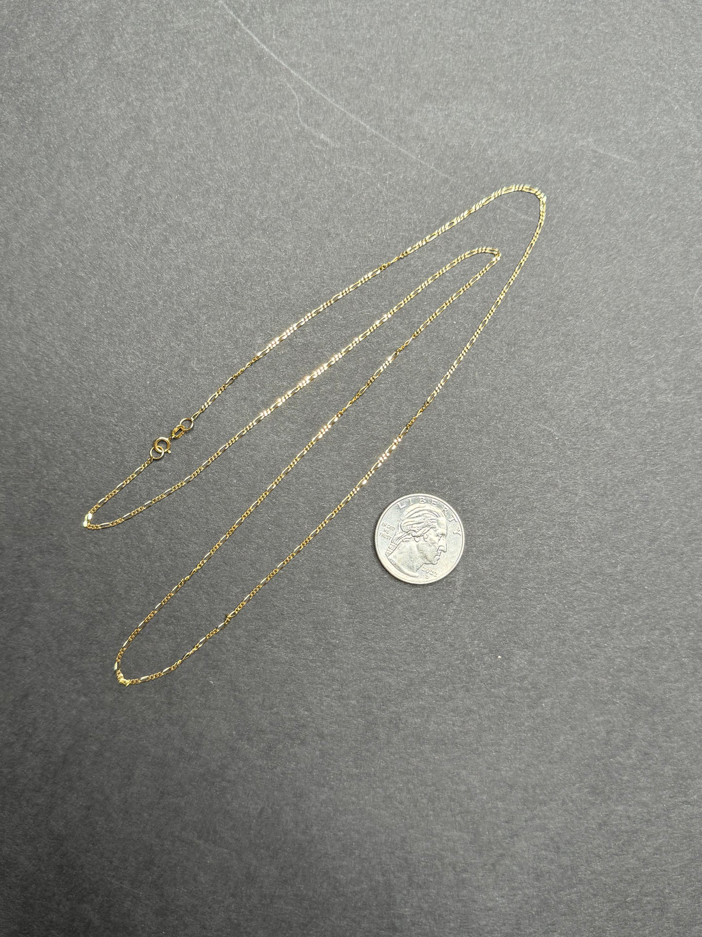 14k Vintage Figaro Chain