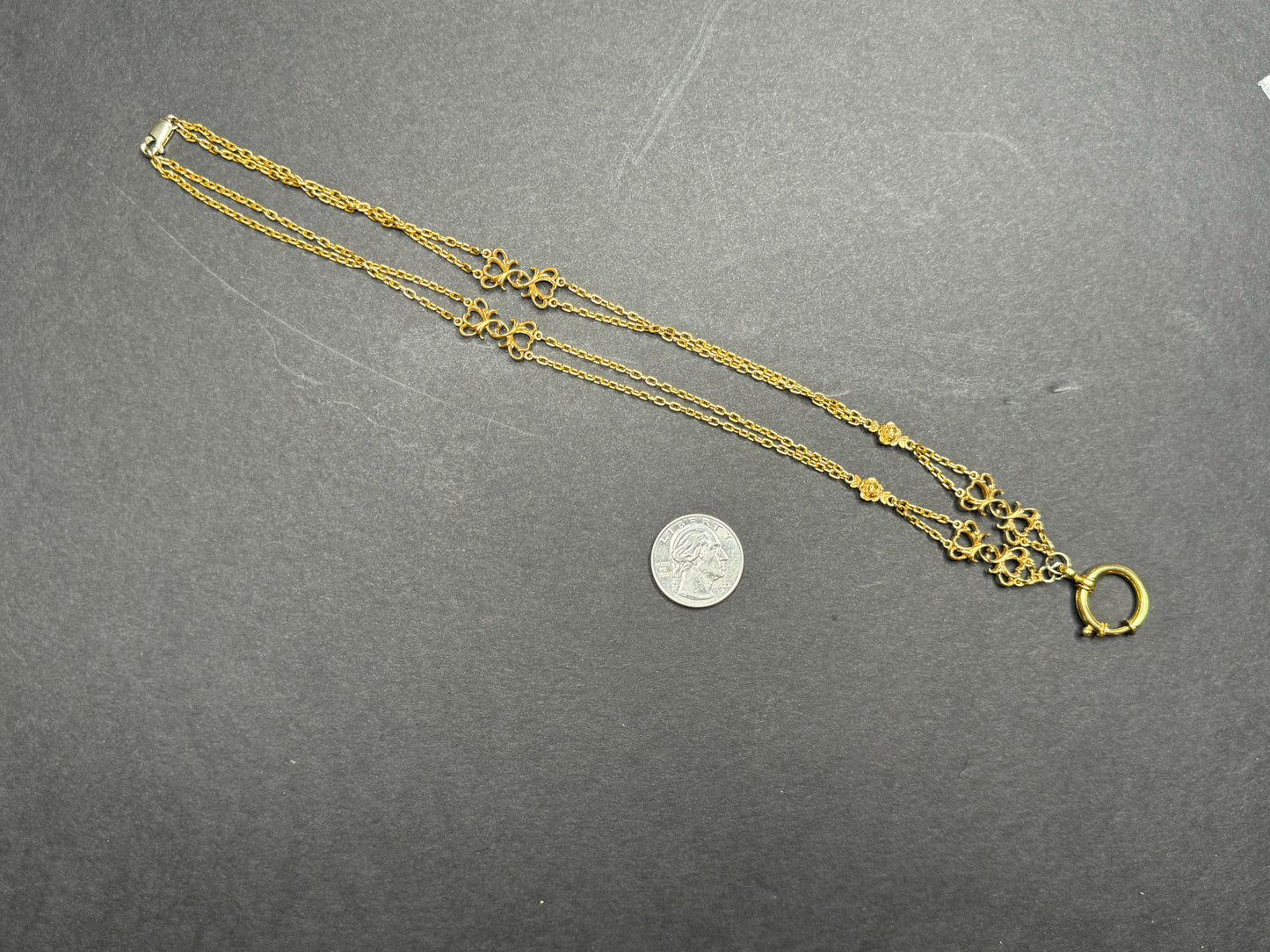 18k Late 1800s French Watch Chain