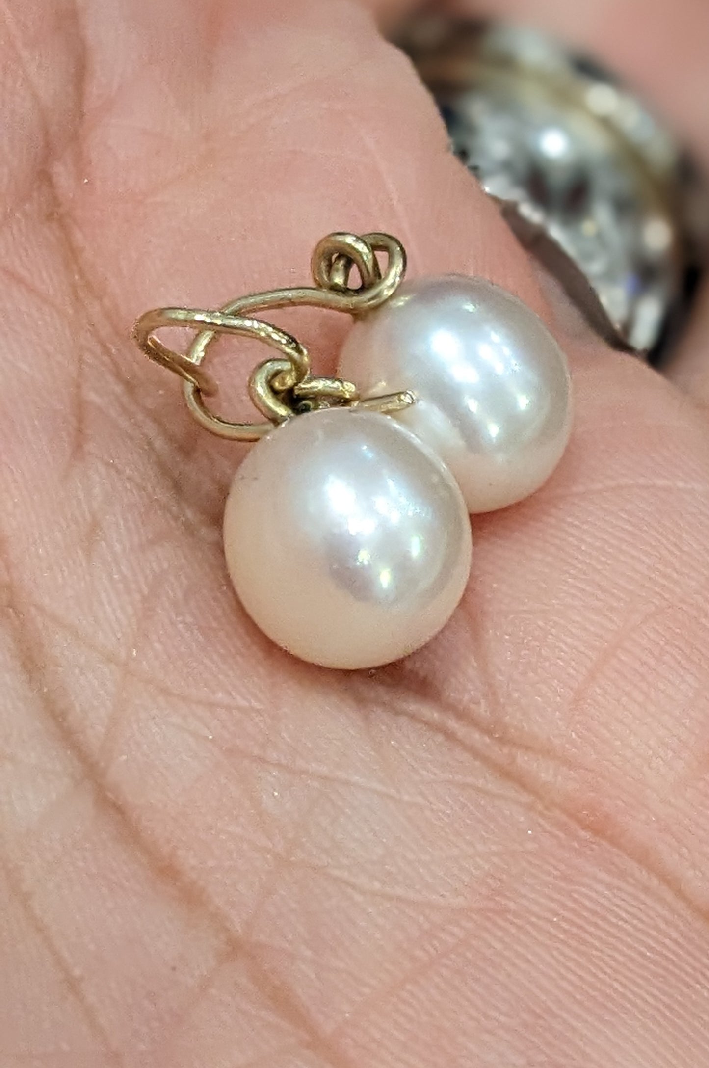 14Kt Pearl Drop Earrings