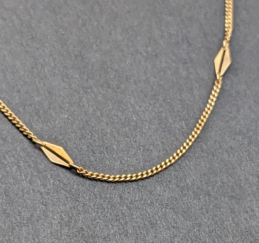 14k fancy gold chain