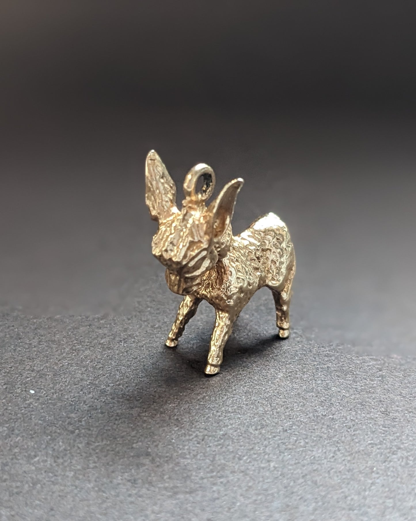 Gold Donkey Charm