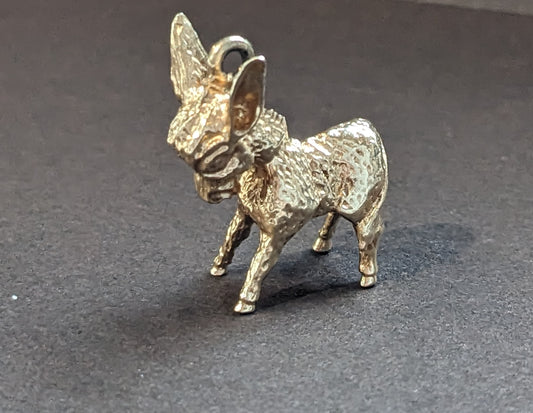 Gold Donkey Charm