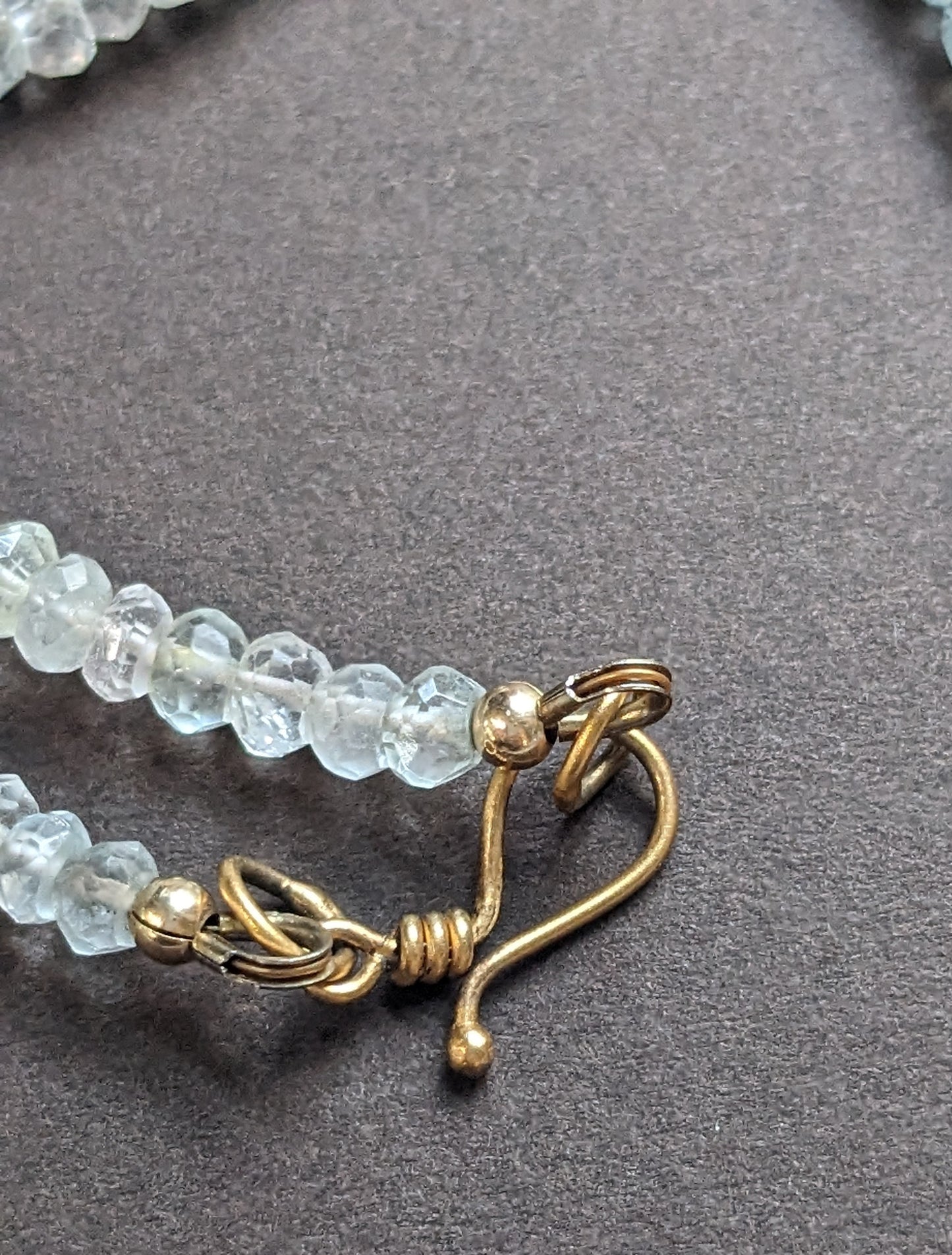 Aquamarine Necklace with Diamond