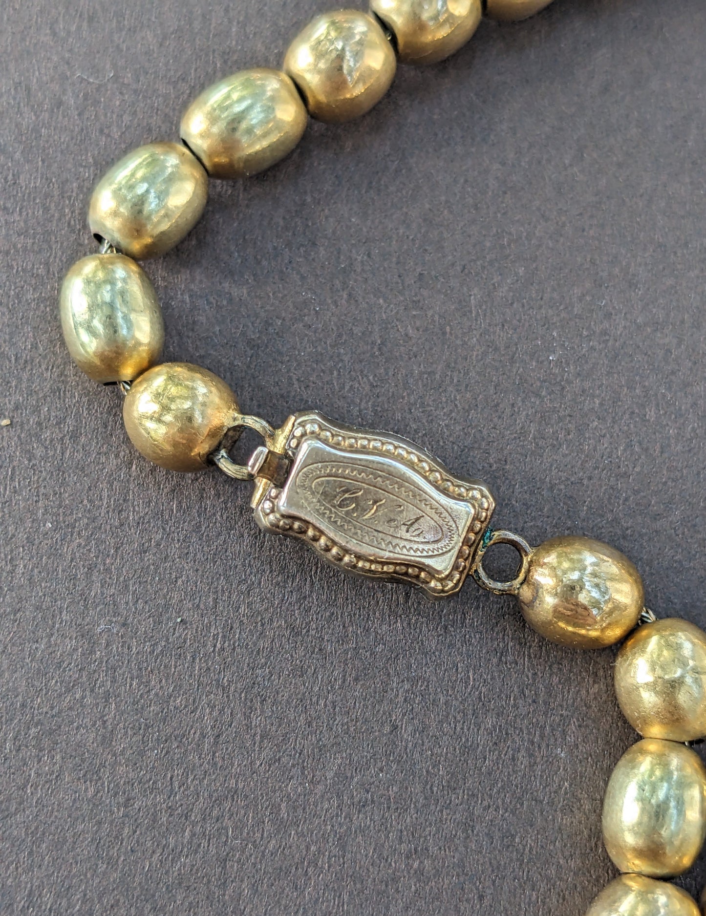 1806 Gold Bead Necklace