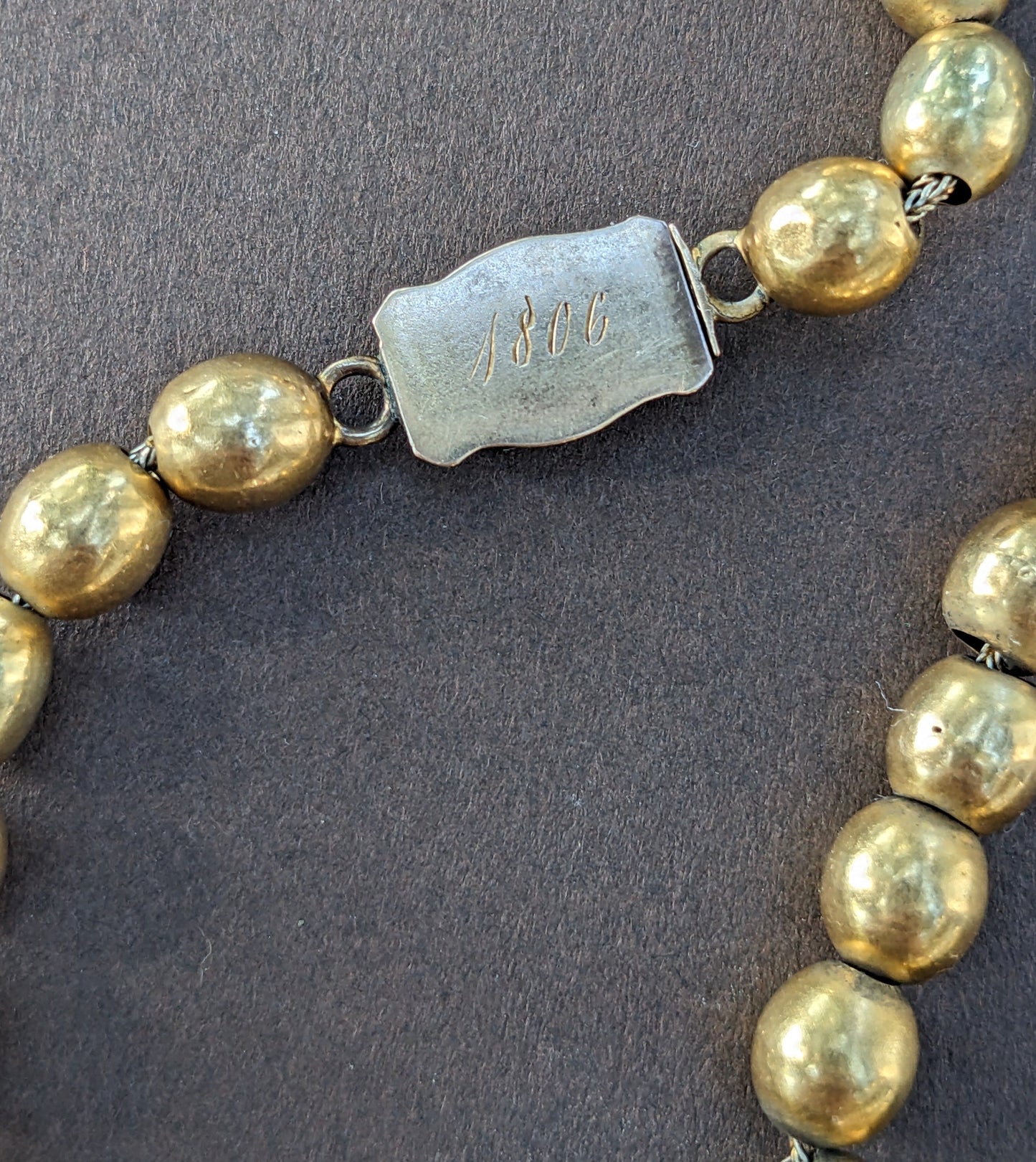 1806 Gold Bead Necklace