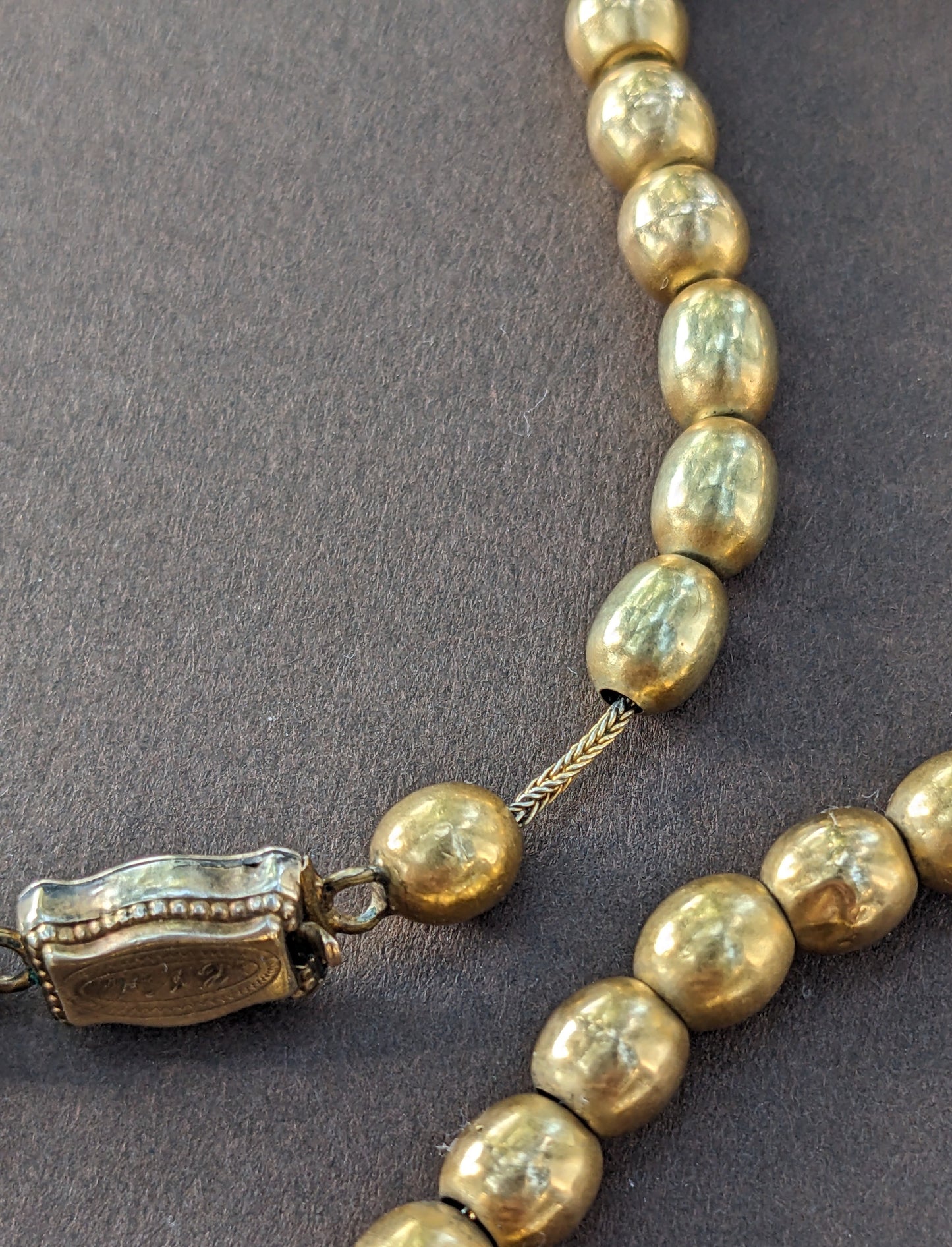 1806 Gold Bead Necklace