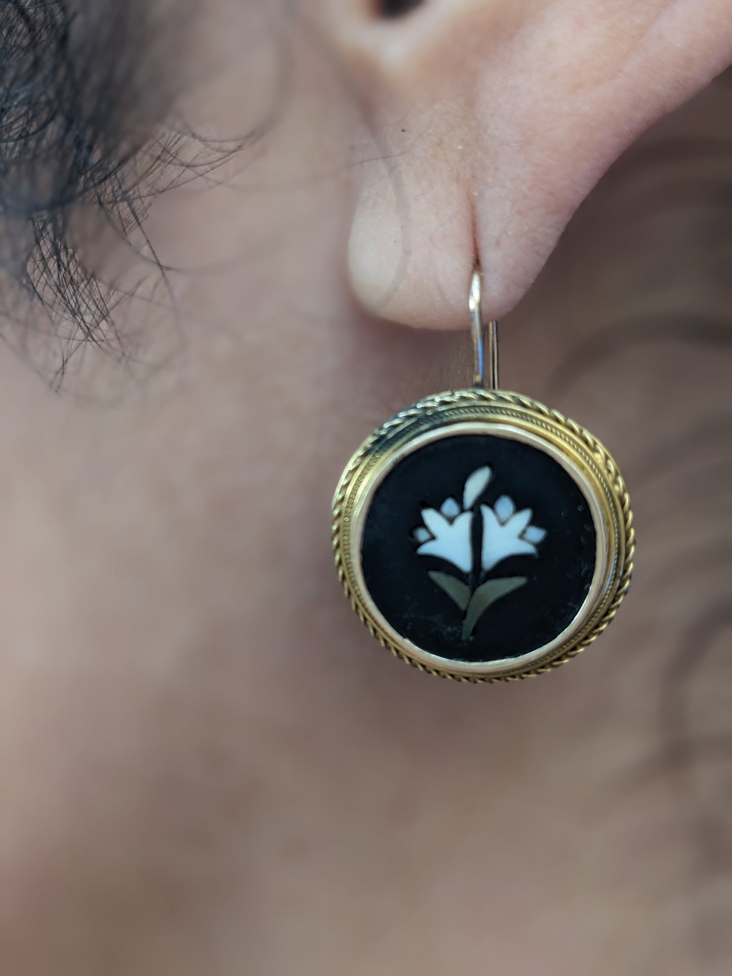 Pietra Dura Earrings