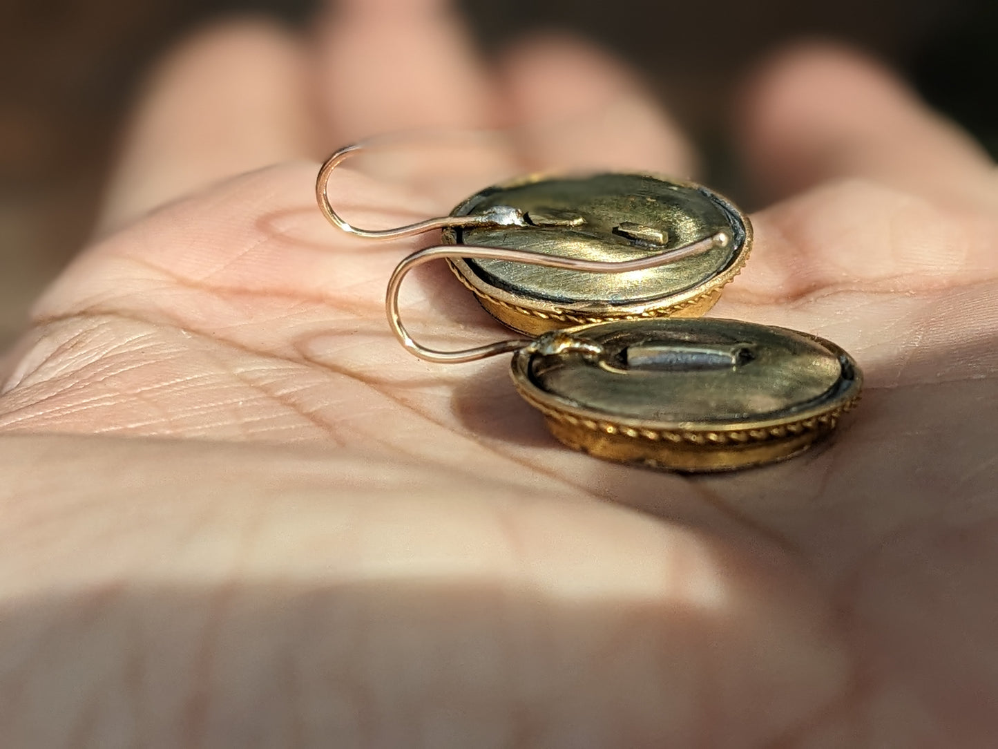 Pietra Dura Earrings