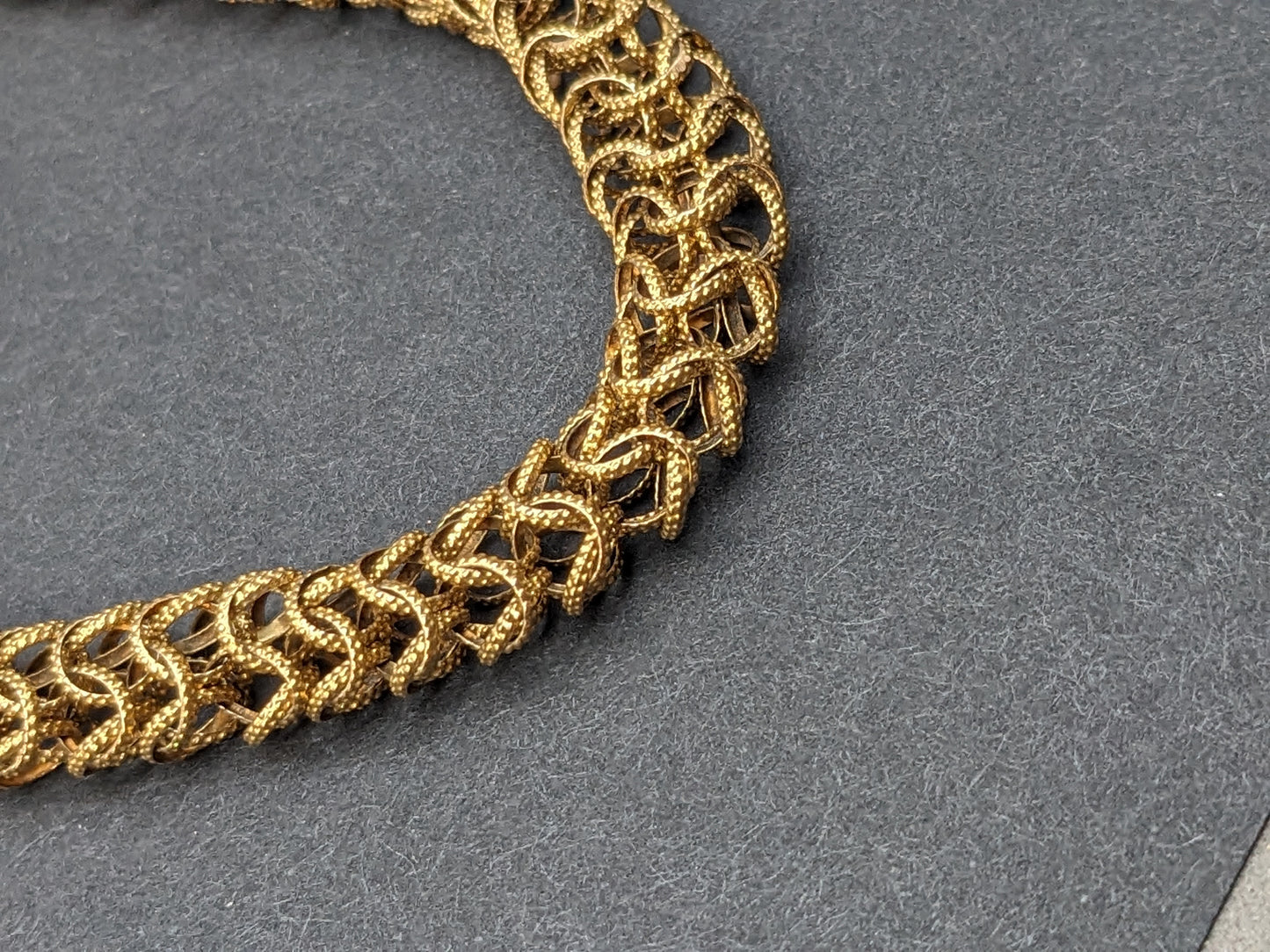 14K Unique Link Bracelet